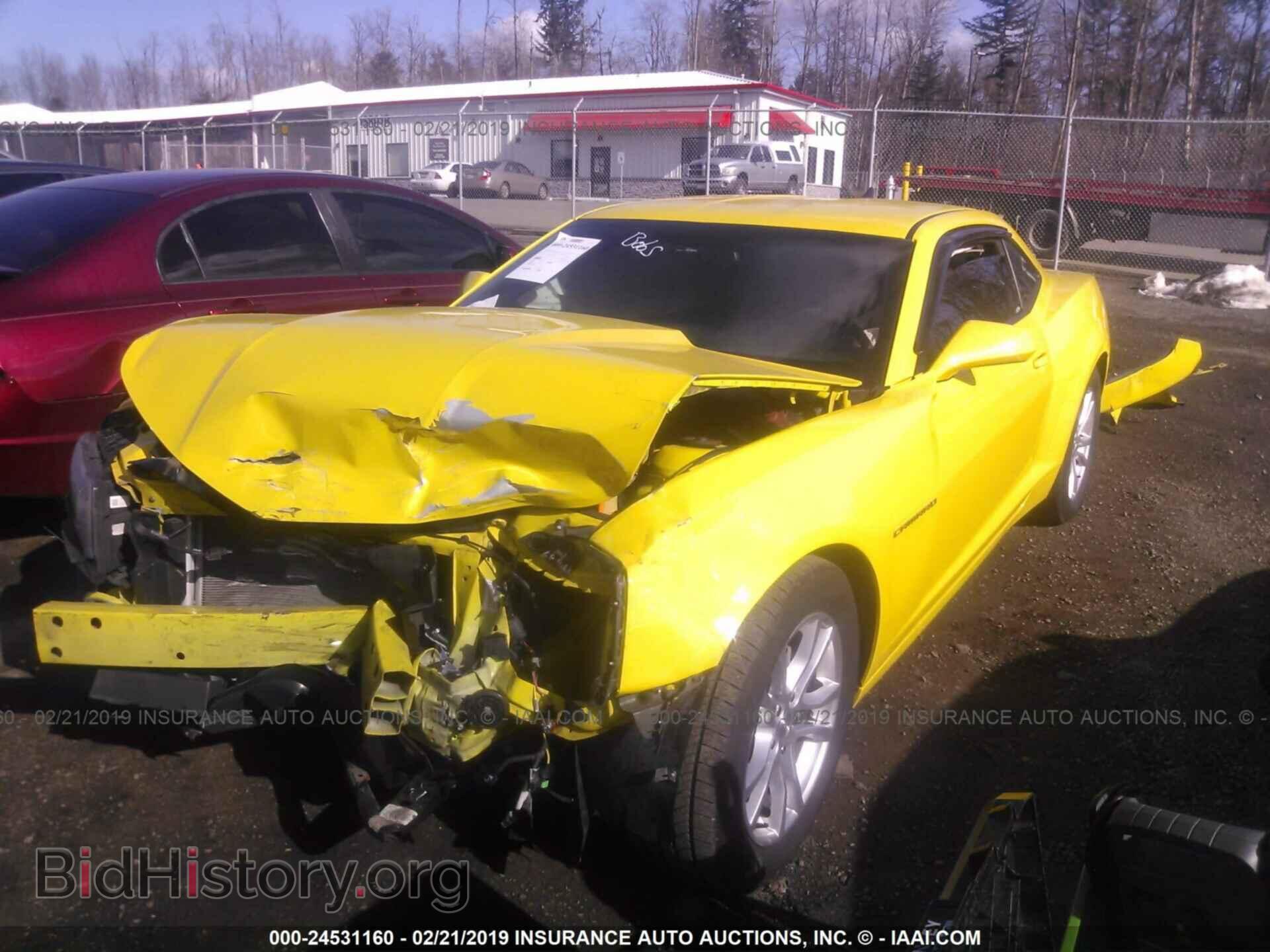 2014 CHEVROLET CAMARO - VIN: 2G1FA1E32E9314819 - Фото 2