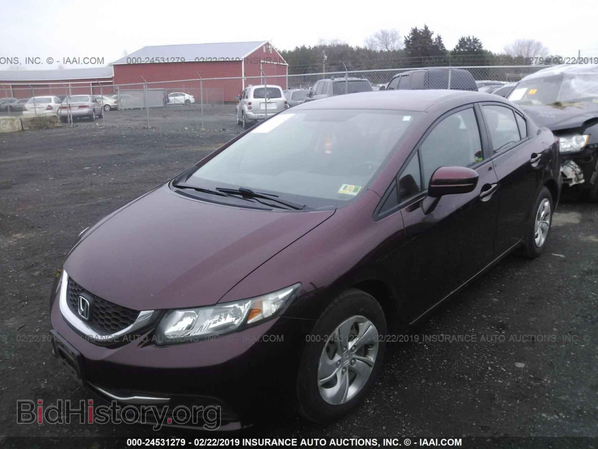 2014 HONDA CIVIC - VIN: 19XFB2F54EE249614 - Photo 2
