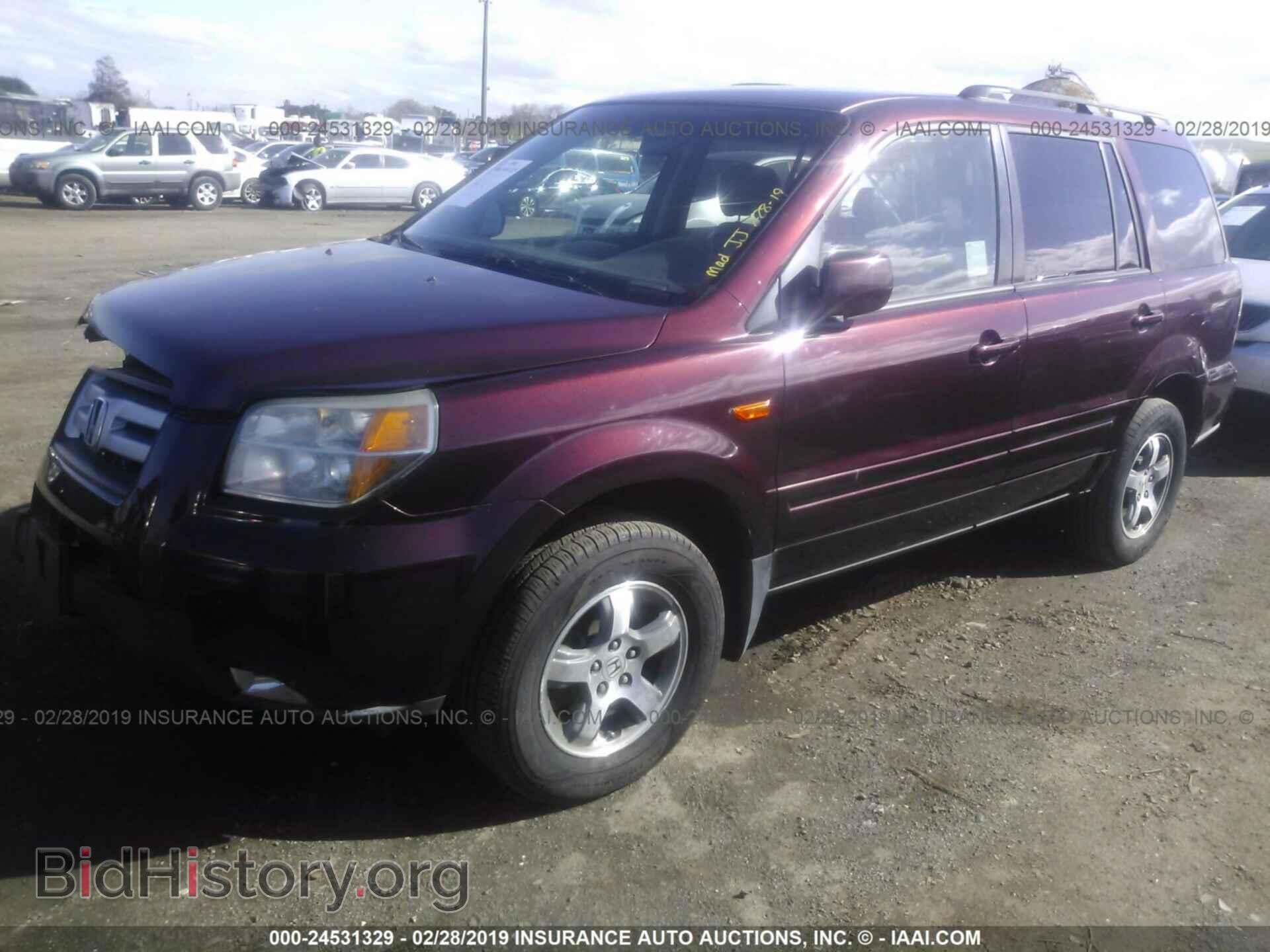 2007 HONDA PILOT - VIN: 5FNYF28477B025977 - Фото 2