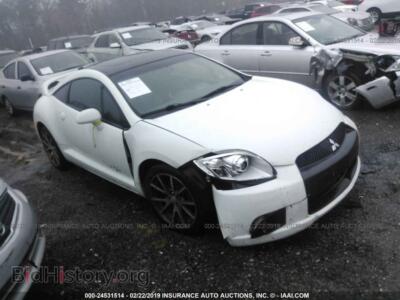 2011 Mitsubishi ECLIPSE, белый — VIN 4A31K5DF1BE001560, IAAI