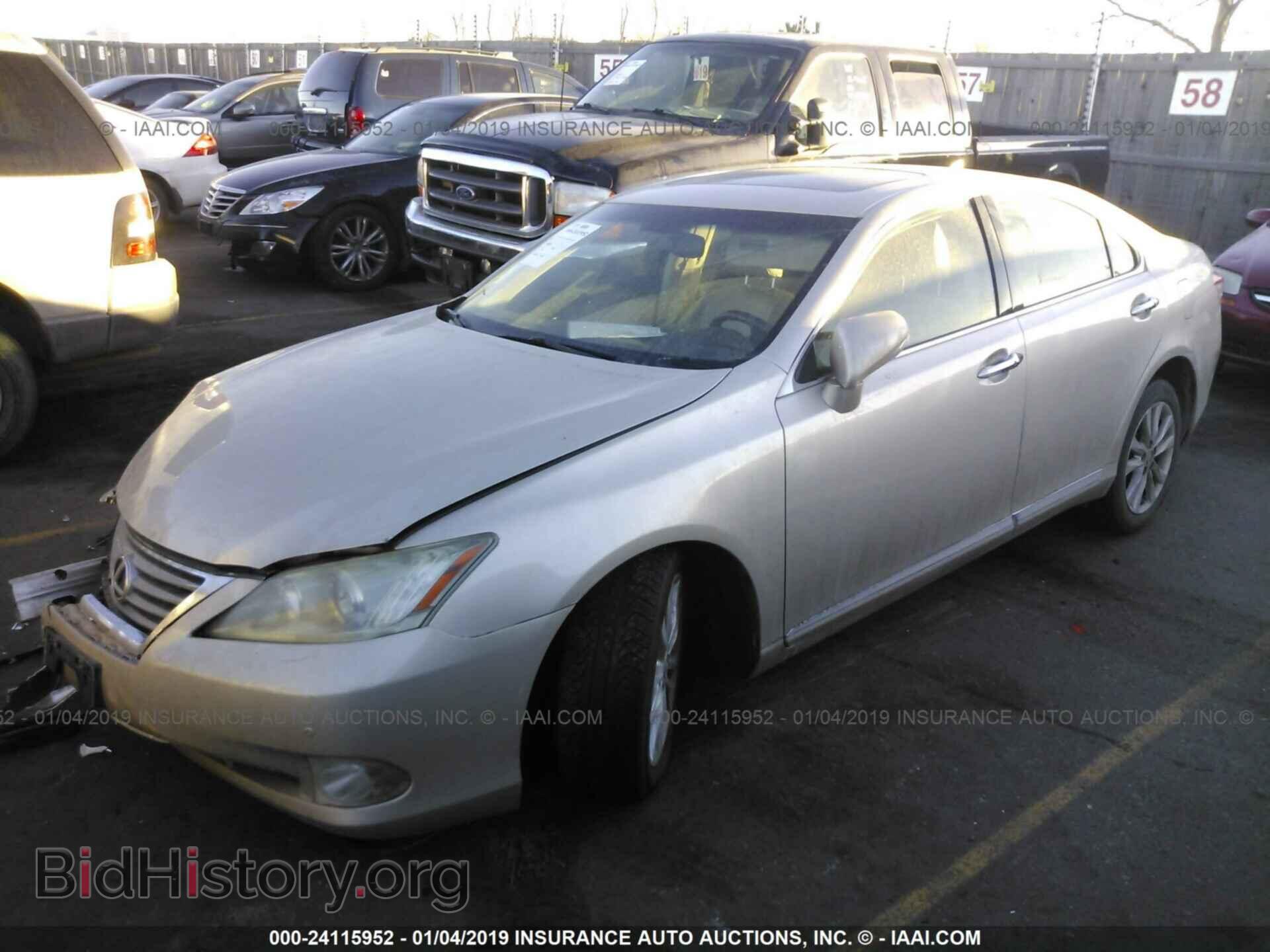 2010 LEXUS ES - VIN: JTHBK1EG6A2403211 - Фото 2