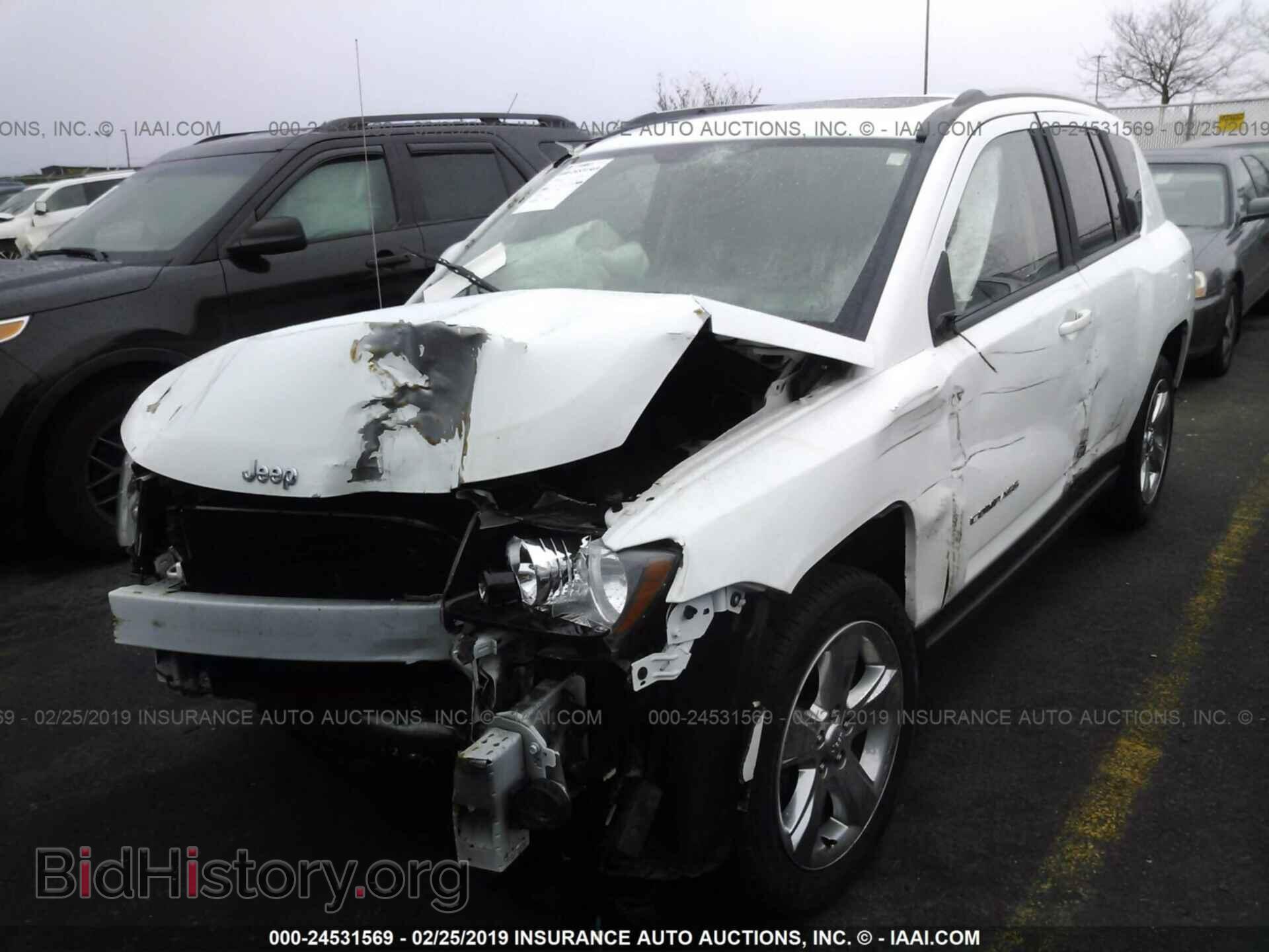 2015 JEEP COMPASS - VIN: 1C4NJDEB0FD333532 - Фото 2
