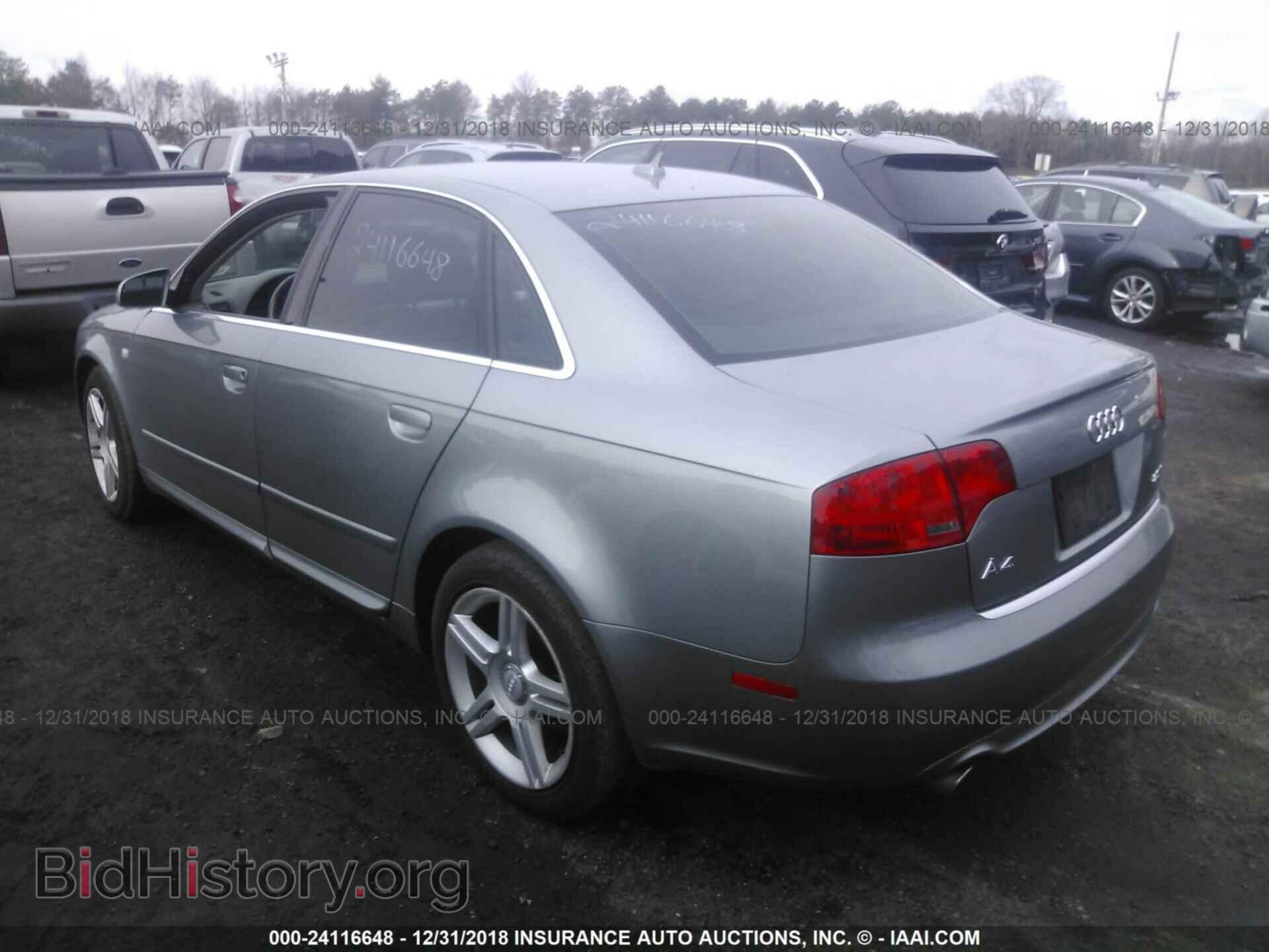 2008 AUDI A4 - VIN: WAUAF78E48A040645 - Photo 3
