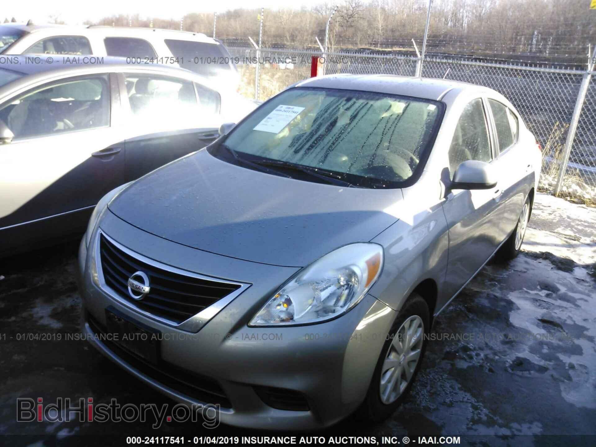 2012 NISSAN VERSA - VIN: 3N1CN7AP6CL849787 - Фото 2