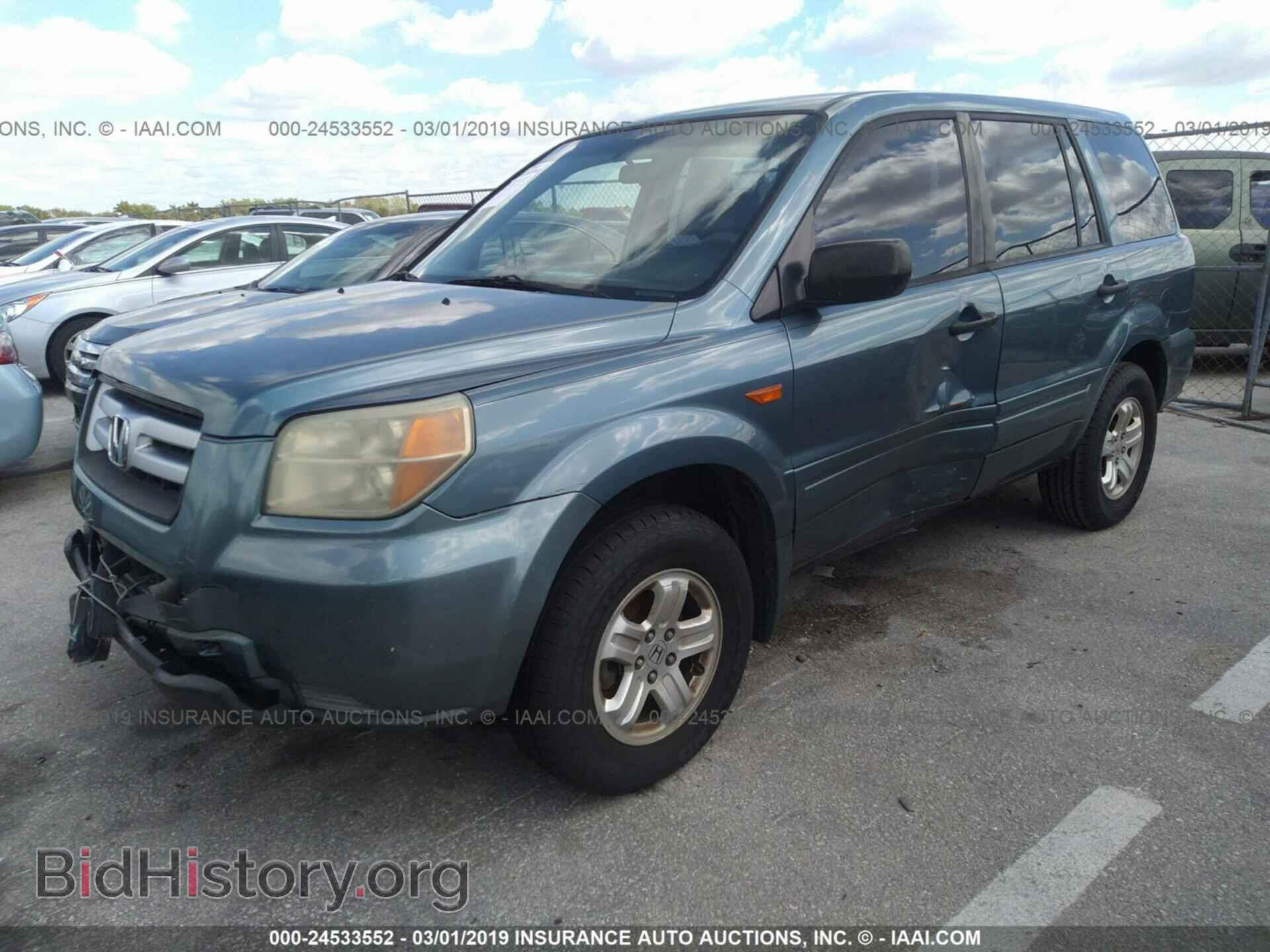 2006 HONDA PILOT - VIN: 5FNYF28156B052129 - Фото 2