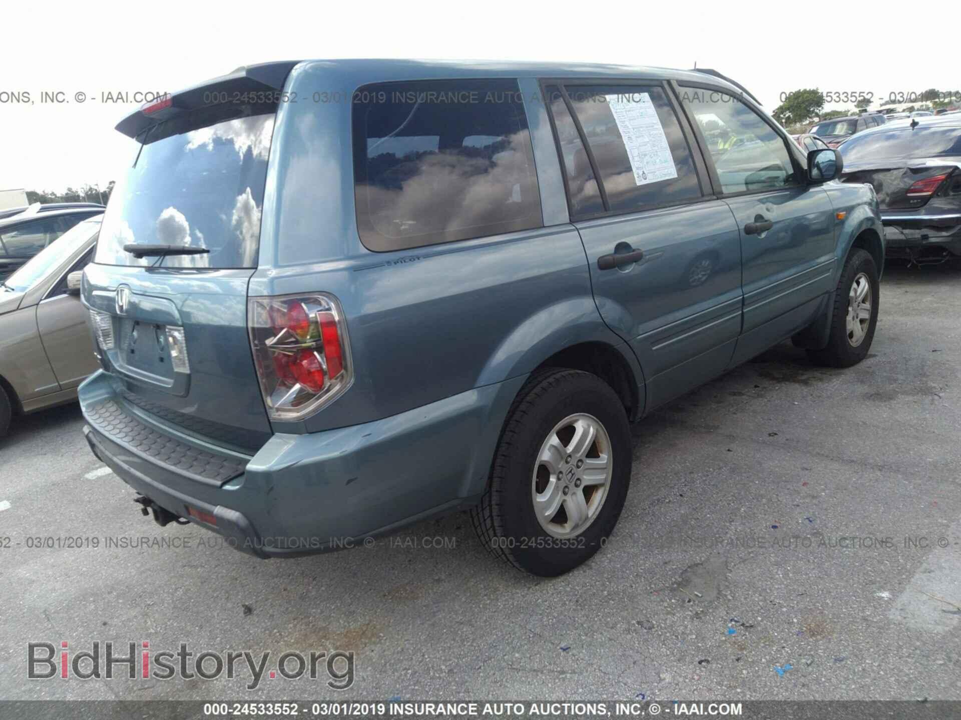 2006 HONDA PILOT - VIN: 5FNYF28156B052129 - Фото 4