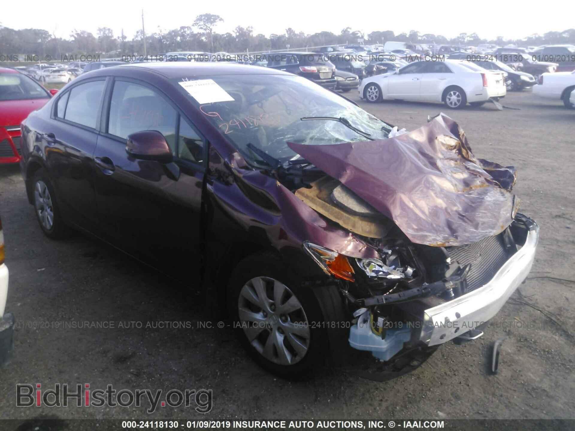 Фотография 2HGFB2F50CH582993 - HONDA CIVIC 2012