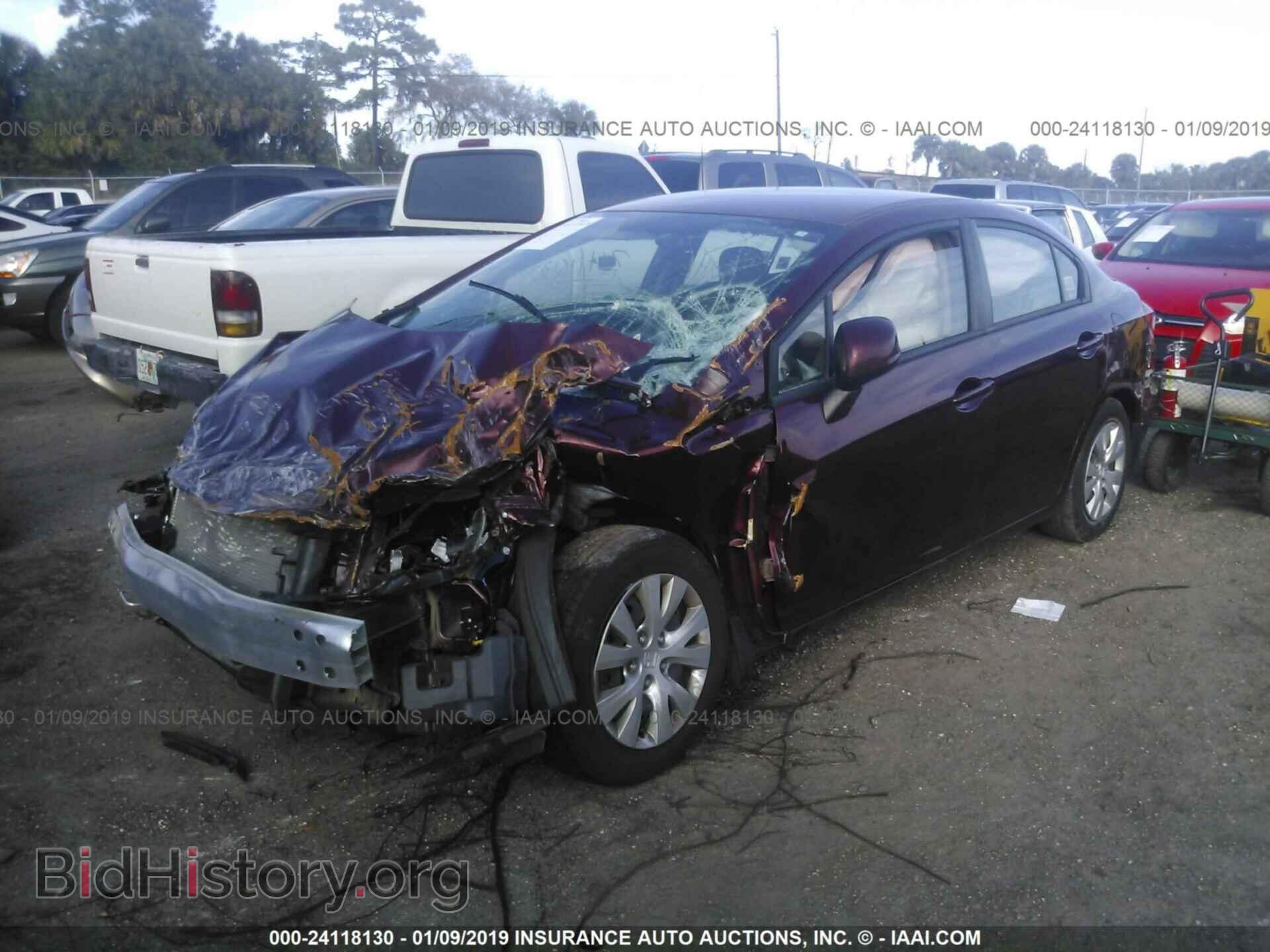 2012 HONDA CIVIC - VIN: 2HGFB2F50CH582993 - Photo 2