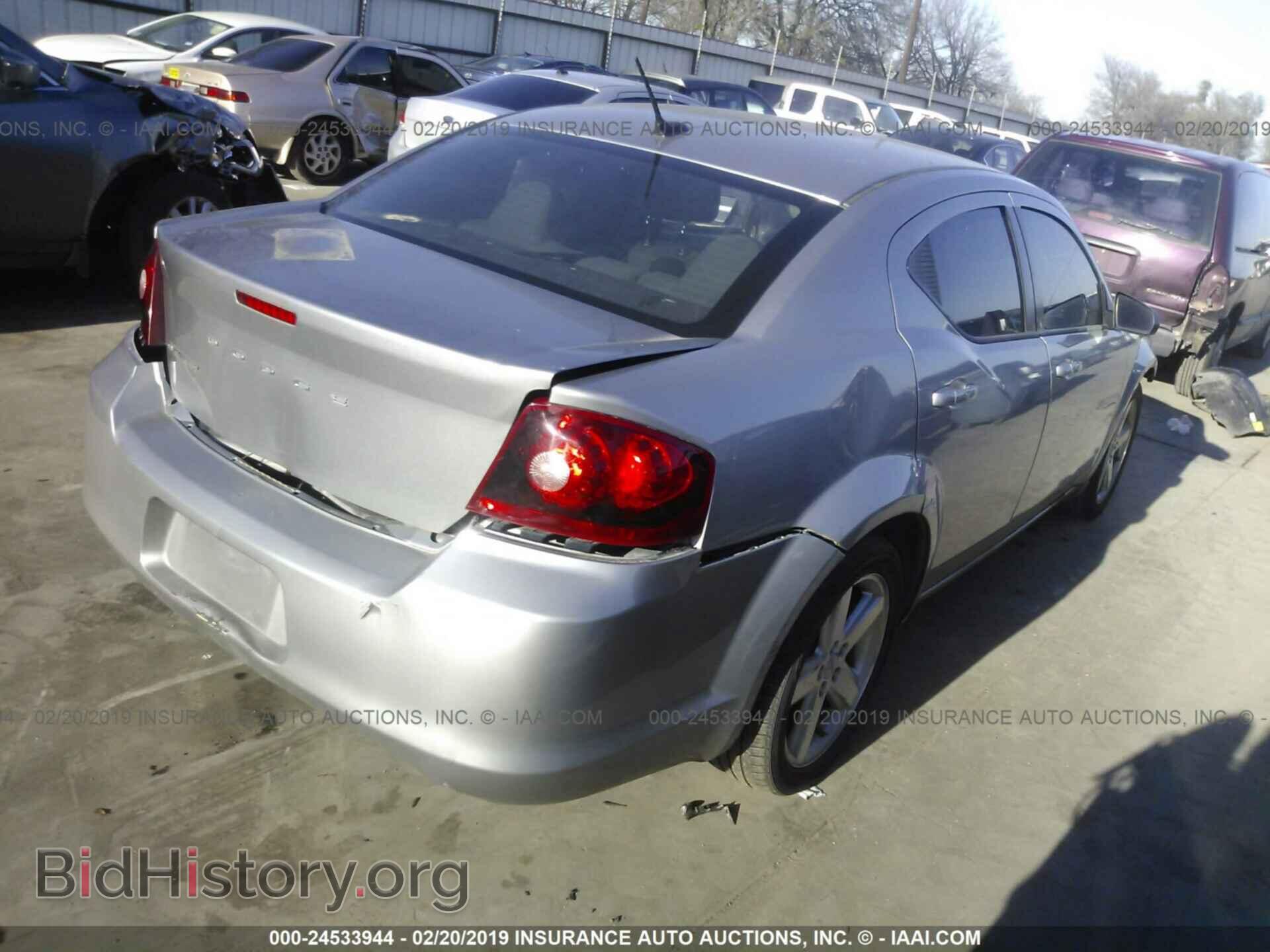 2013 DODGE AVENGER - VIN: 1C3CDZAB4DN664708 - Фото 4