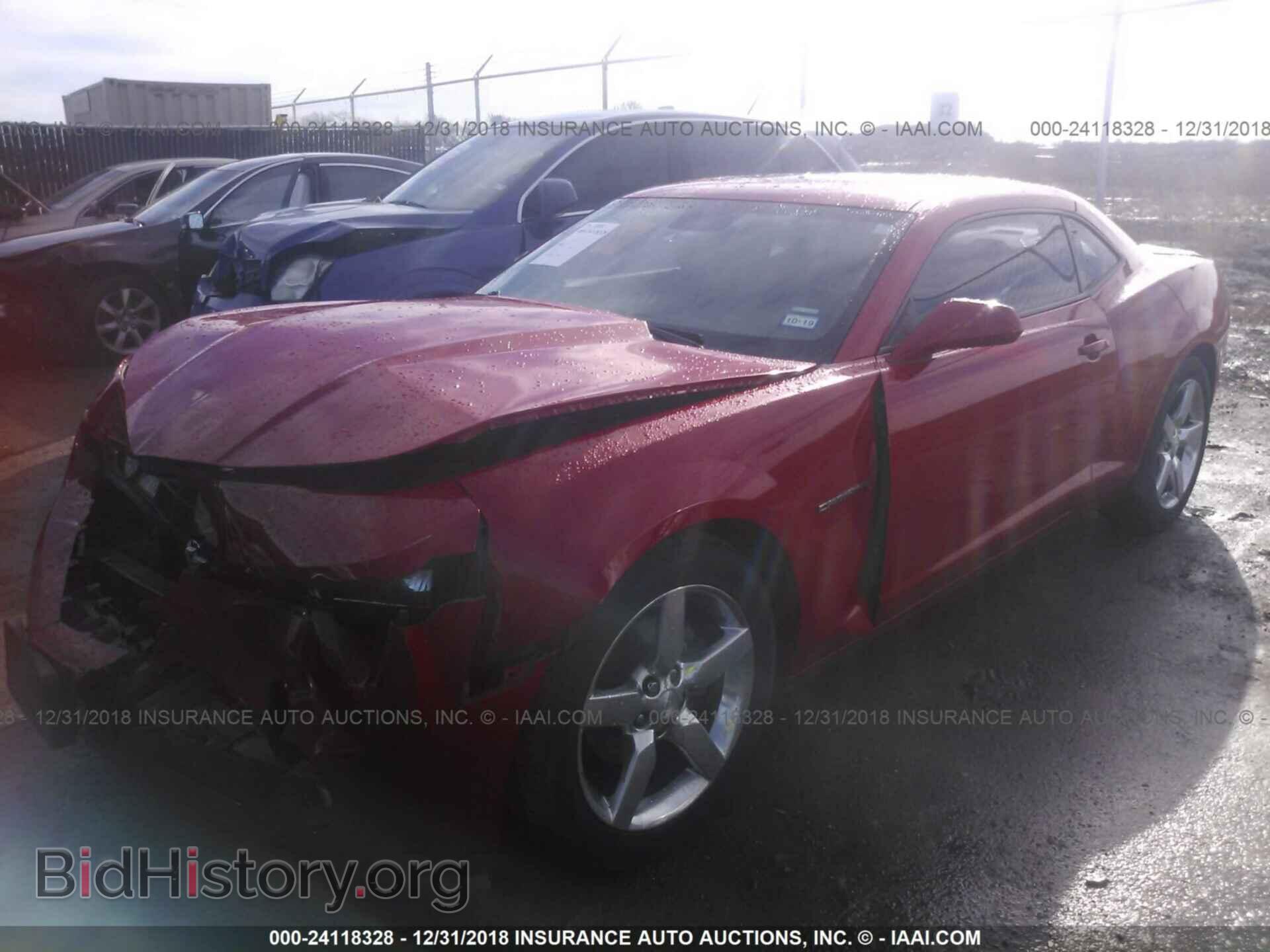 2012 CHEVROLET CAMARO - VIN: 2G1FB1E3XC9130481 - Фото 2
