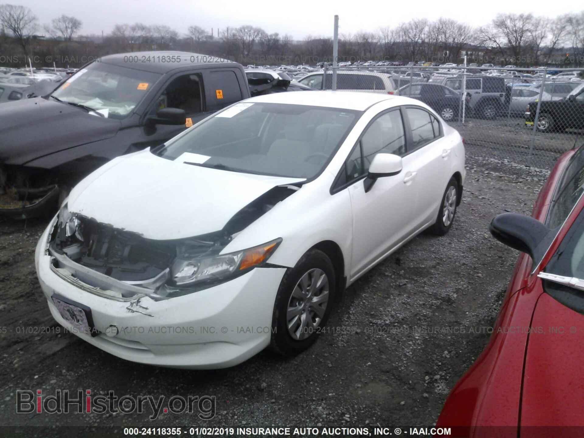 2012 HONDA CIVIC - VIN: 19XFB2F50CE067082 - Фото 2