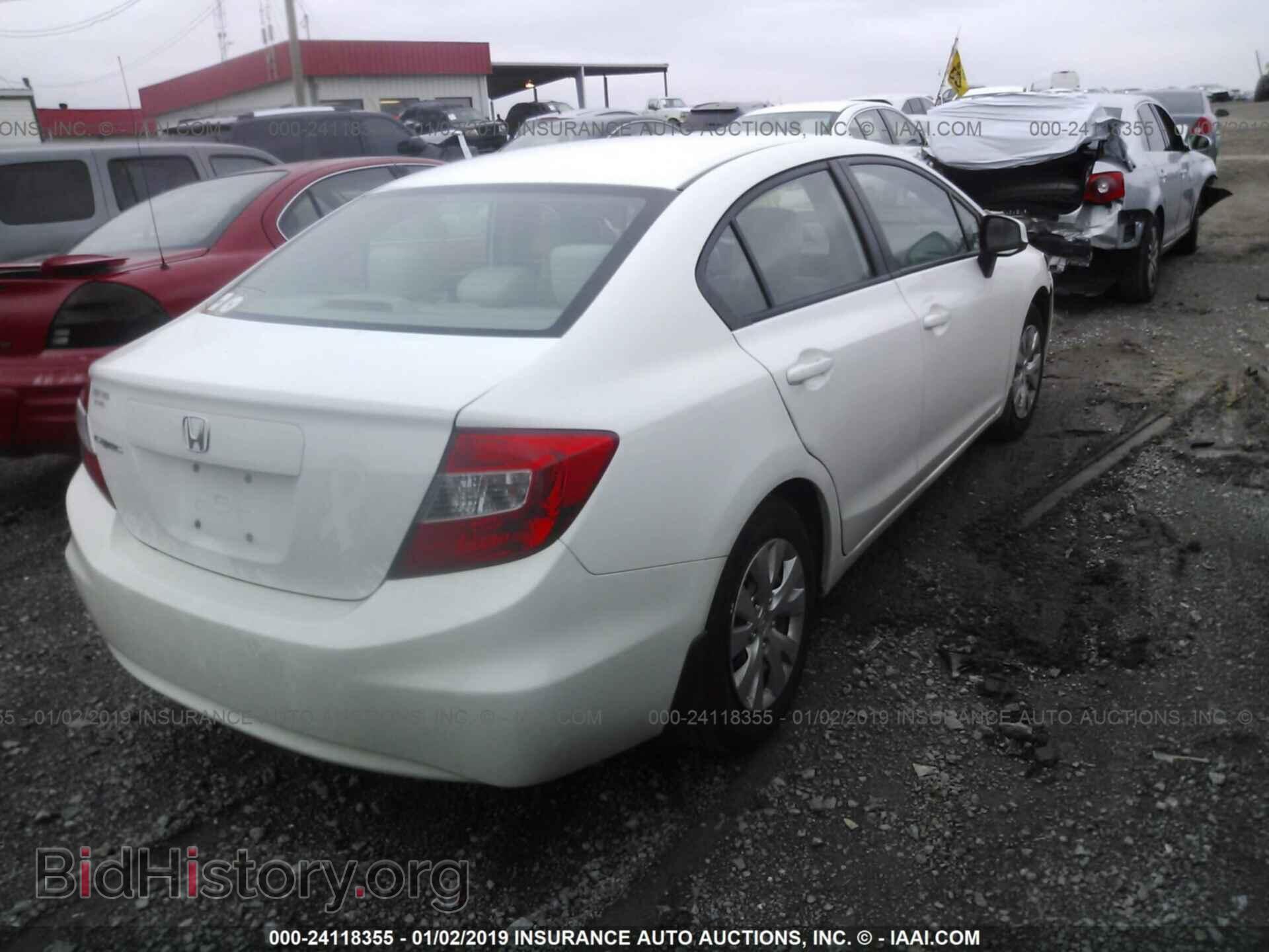 2012 HONDA CIVIC - VIN: 19XFB2F50CE067082 - Фото 4
