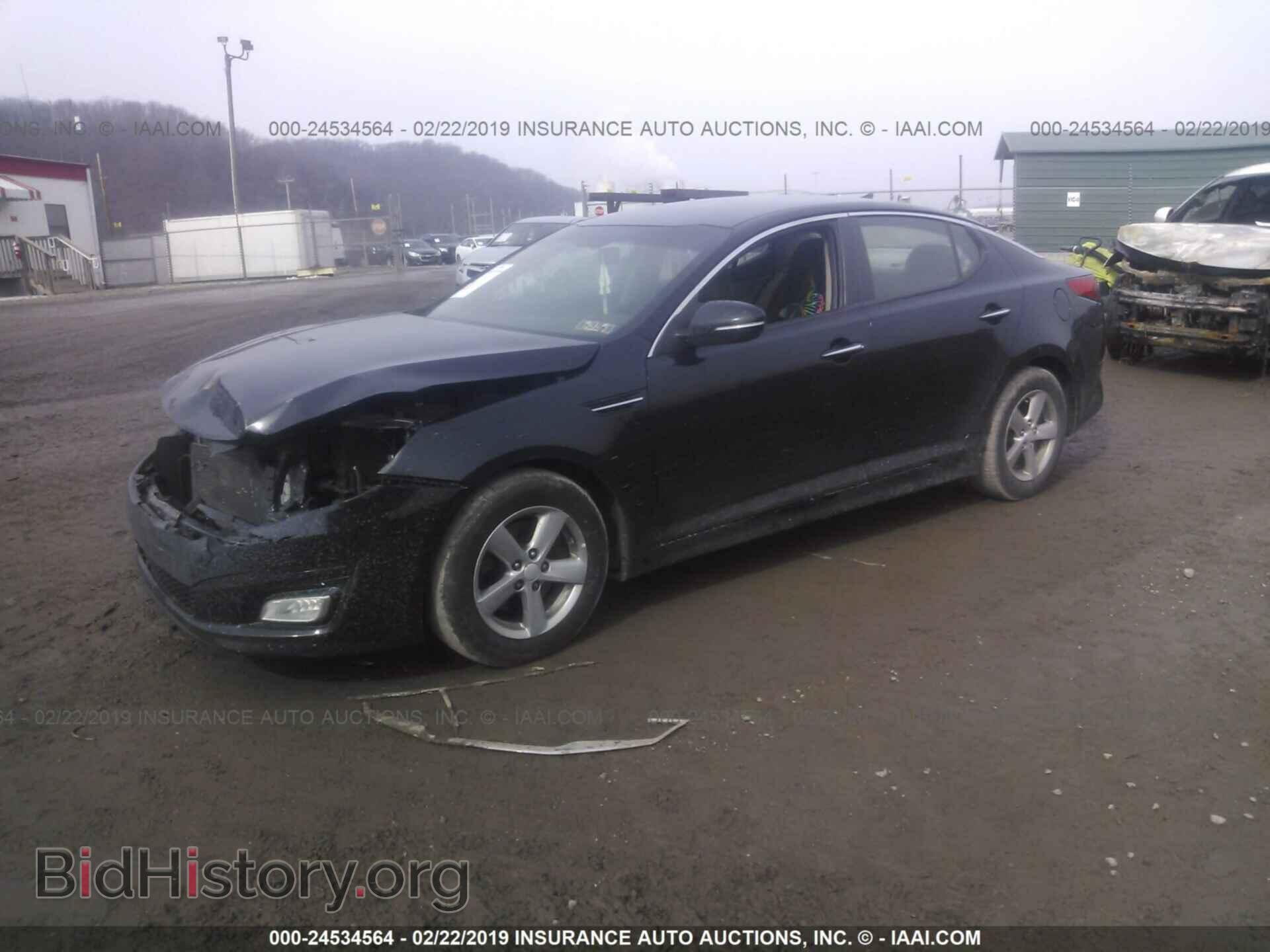 2014 KIA OPTIMA - VIN: 5XXGM4A70EG291966 - Фото 2