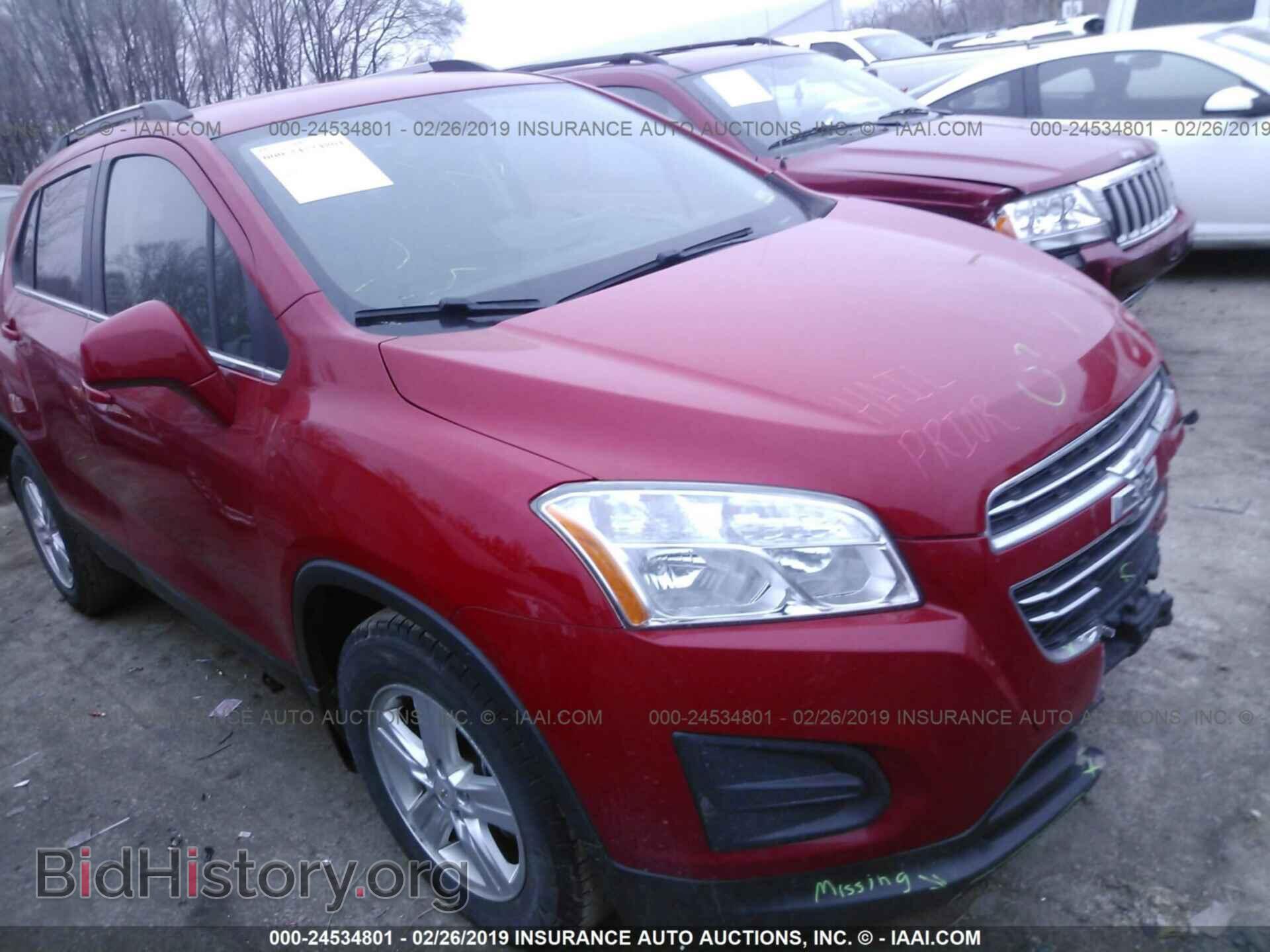 Фотография KL7CJLSB6FB097581 - CHEVROLET TRAX 2015