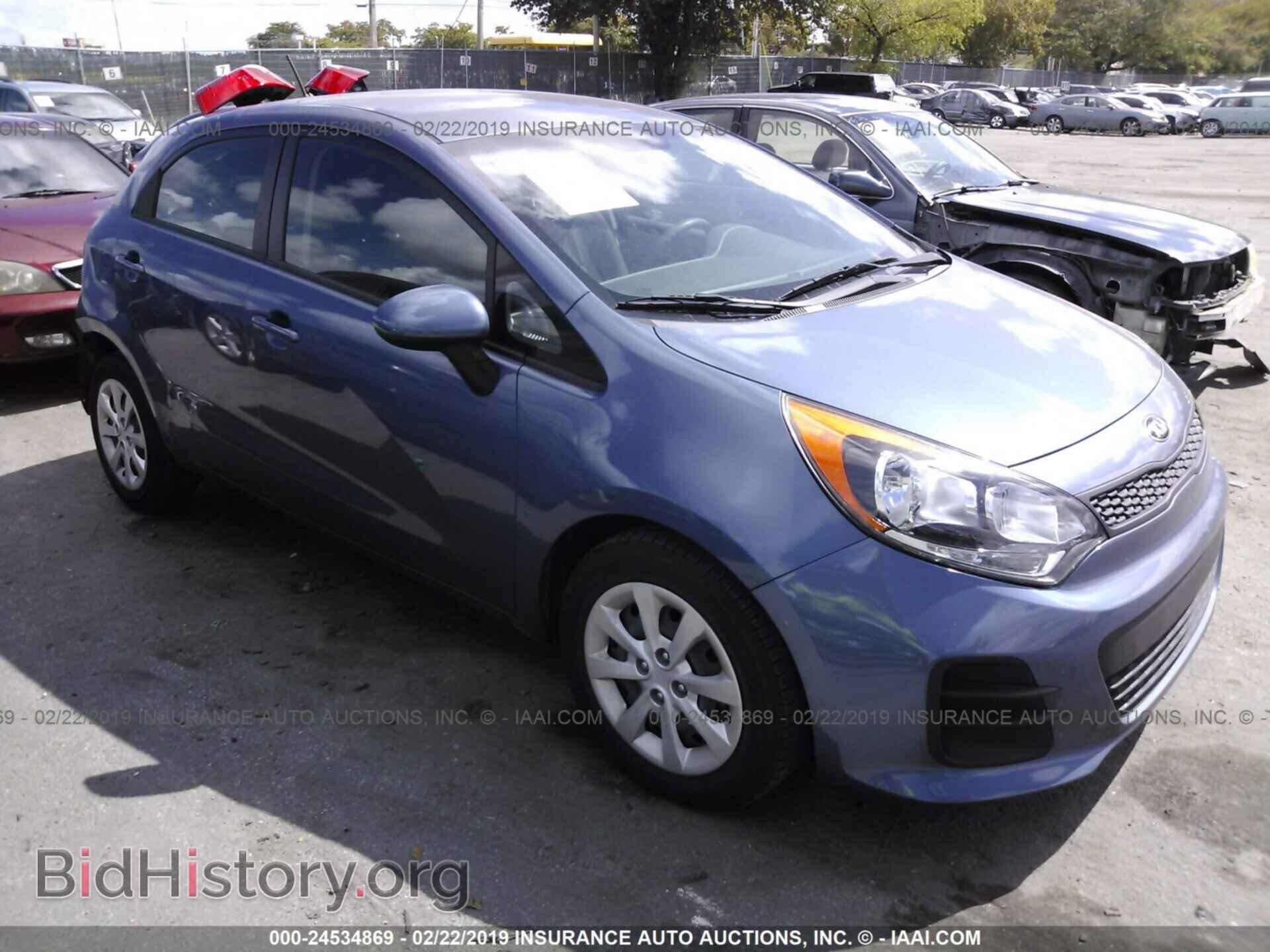 Фотография KNADM5A33G6579288 - KIA RIO 2016