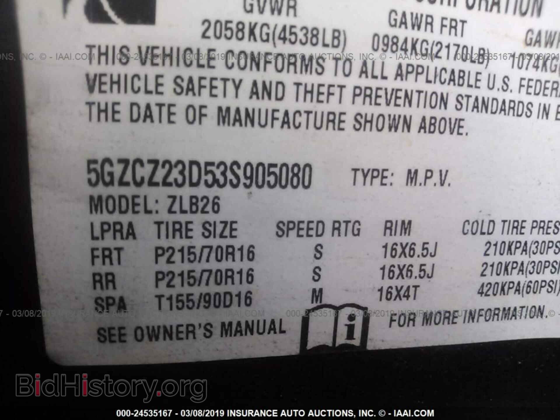 2003 SATURN VUE - VIN: 5GZCZ23D53S905080 - Photo 9