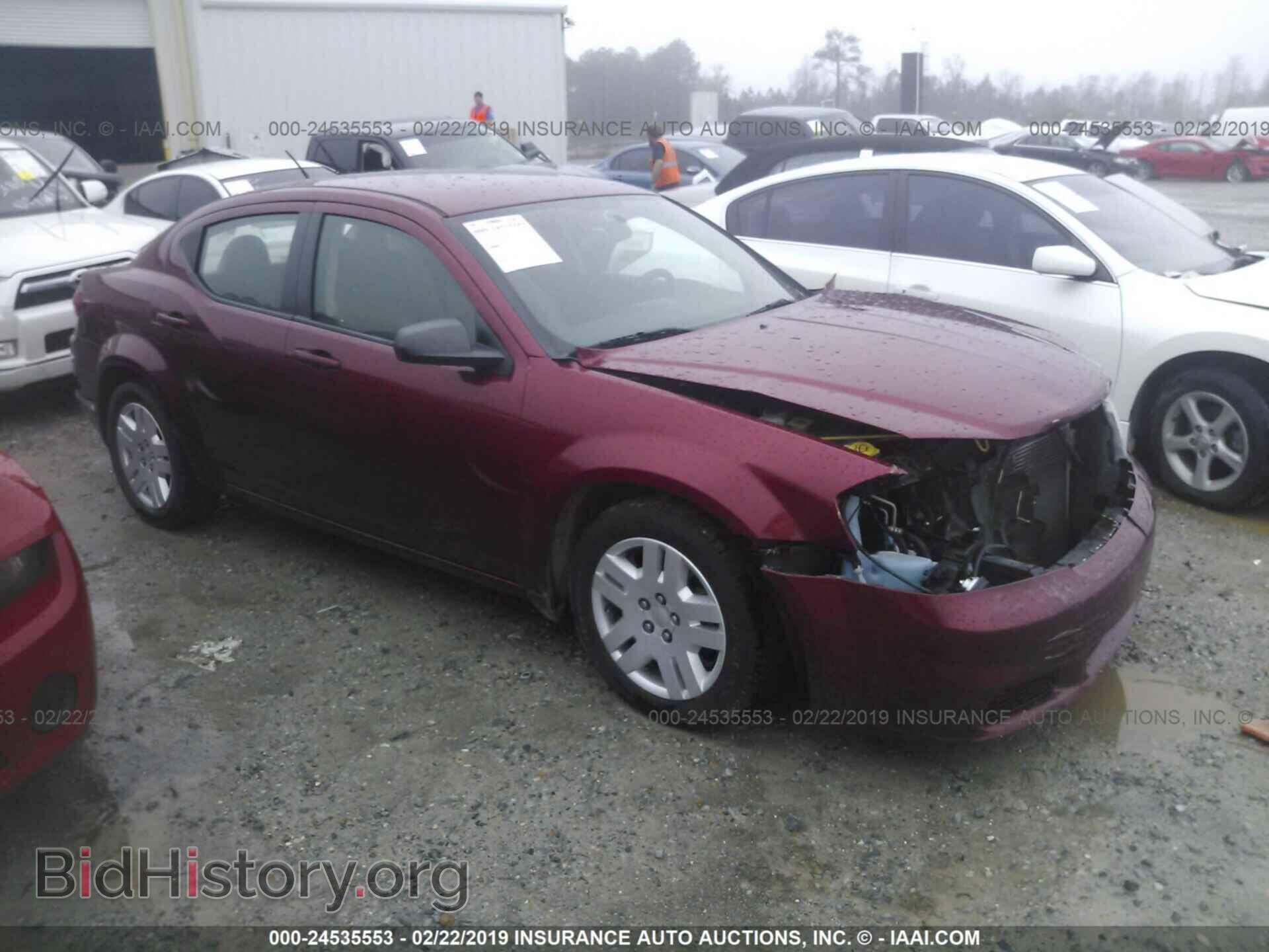 Фотография 1C3CDZABXEN169141 - DODGE AVENGER 2014