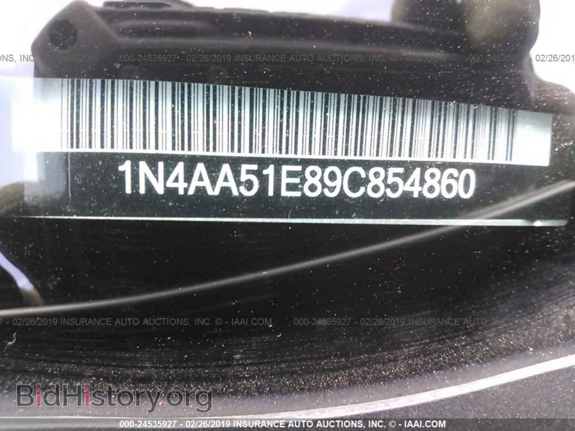 2009 NISSAN MAXIMA - VIN: 1N4AA51E89C854860 - Фото 9
