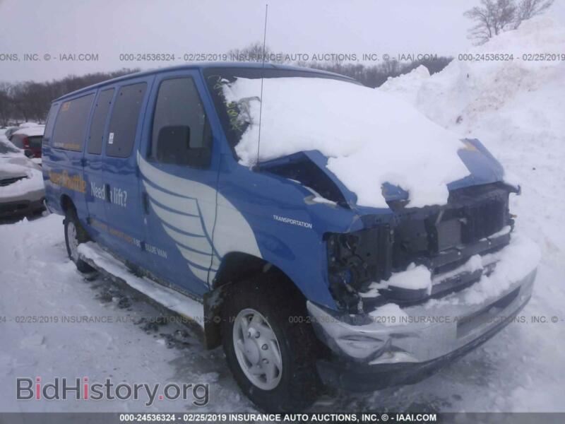 2014 Ford ECONOLINE E350 Super Duty Wagon (VIN 1FBSS3BL0EDA20488) — photo 1 of 10, IAAI, damage: front end