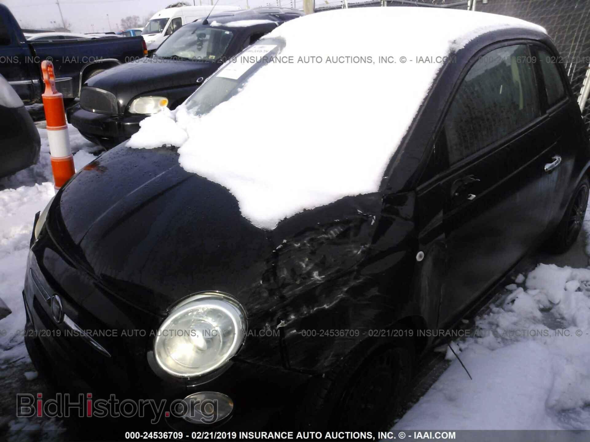 2013 FIAT 500 - VIN: 3C3CFFAR7DT754702 - Фото 2