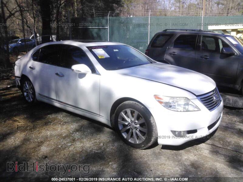 2010 Lexus LS 460 (VIN JTHCL5EFXA5005630) — photo 1 of 10, IAAI, damage: rear
