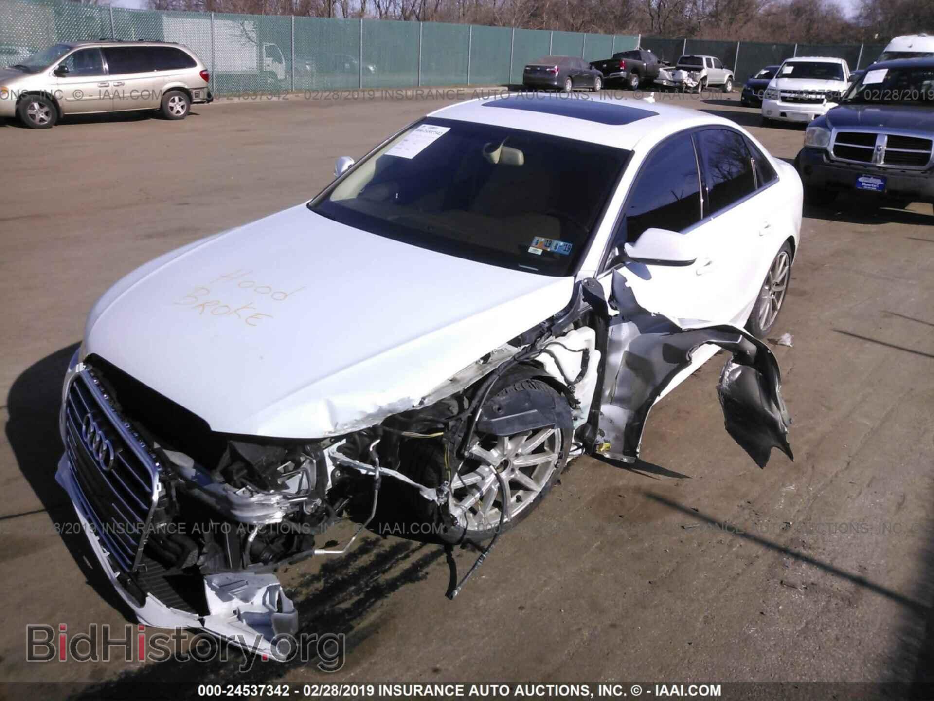 2014 AUDI A4 - VIN: WAUFFAFL1EN018630 - Photo 2