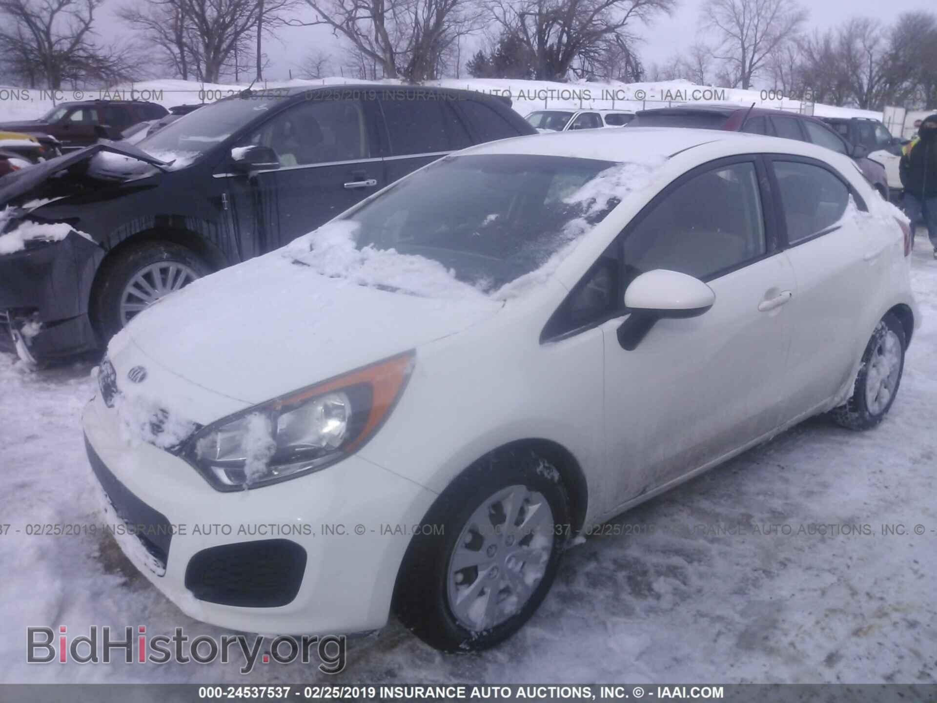 2013 KIA RIO - VIN: KNADM5A38D6170182 - Фото 2