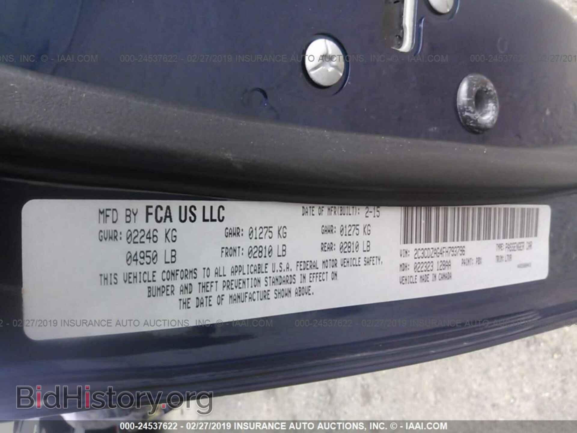 2015 DODGE CHALLENGER - VIN: 2C3CDZAG4FH793796 - Фото 9