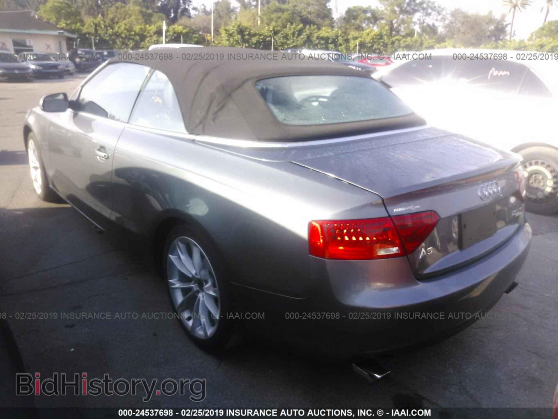 2013 AUDI A5 - VIN: WAULFAFH4DN002354 - Photo 3