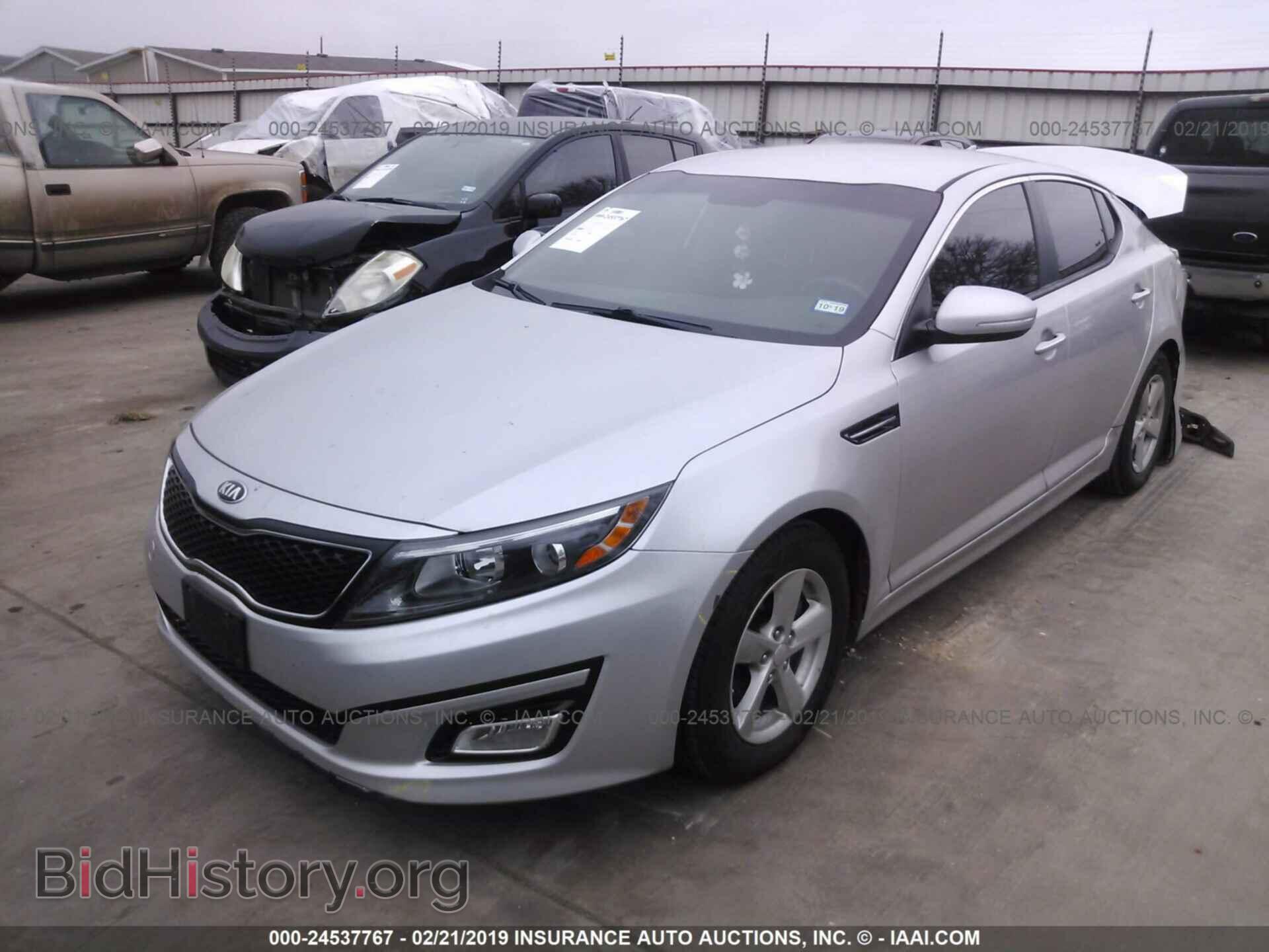 2014 KIA OPTIMA - VIN: KNAGM4A71E5516459 - Фото 2