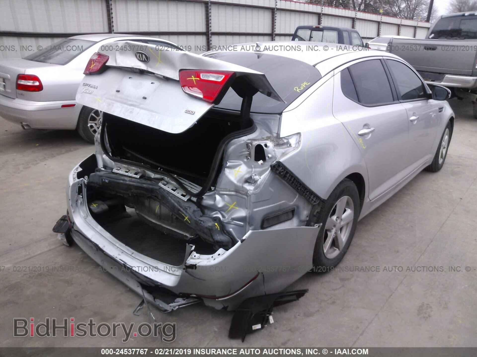 2014 KIA OPTIMA - VIN: KNAGM4A71E5516459 - Фото 4