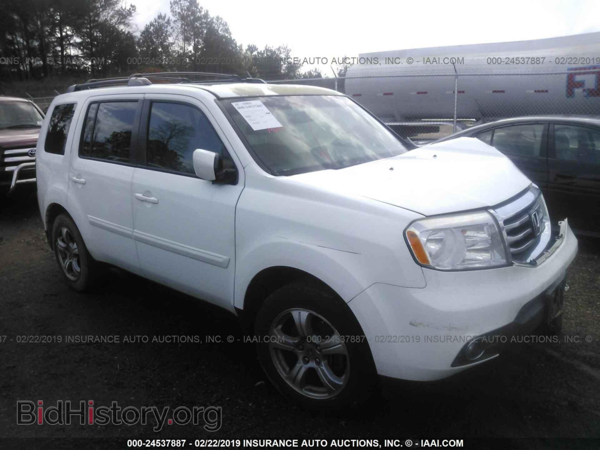 Фотография 5FNYF3H72DB034761 - HONDA PILOT 2013