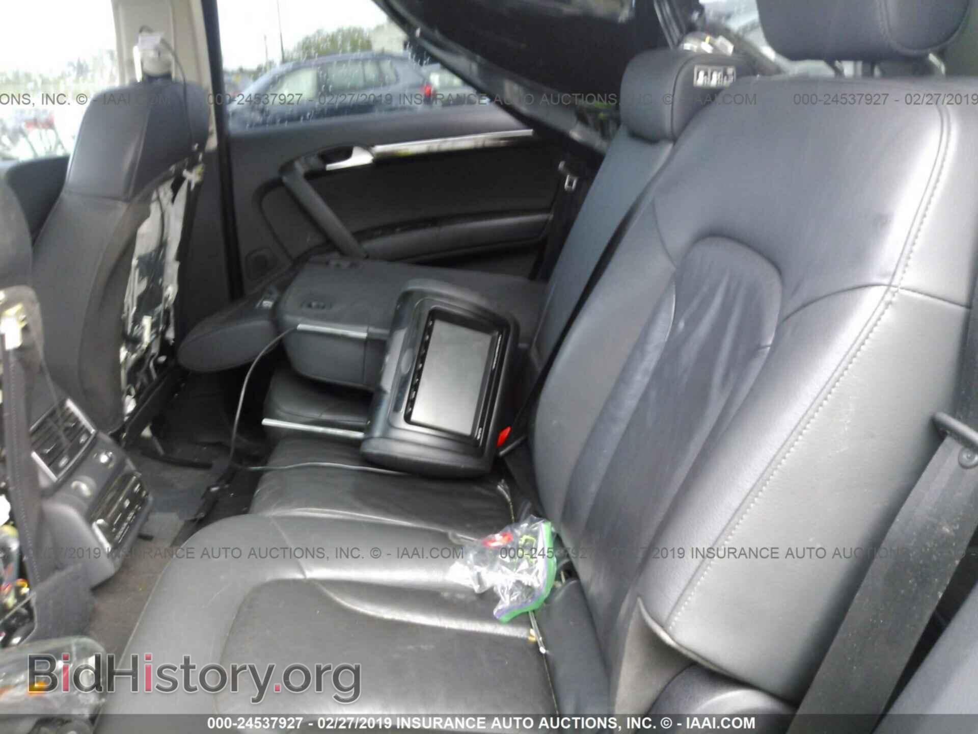 2012 AUDI Q7 - VIN: WA1LGAFE3CD003354 - Фото 8