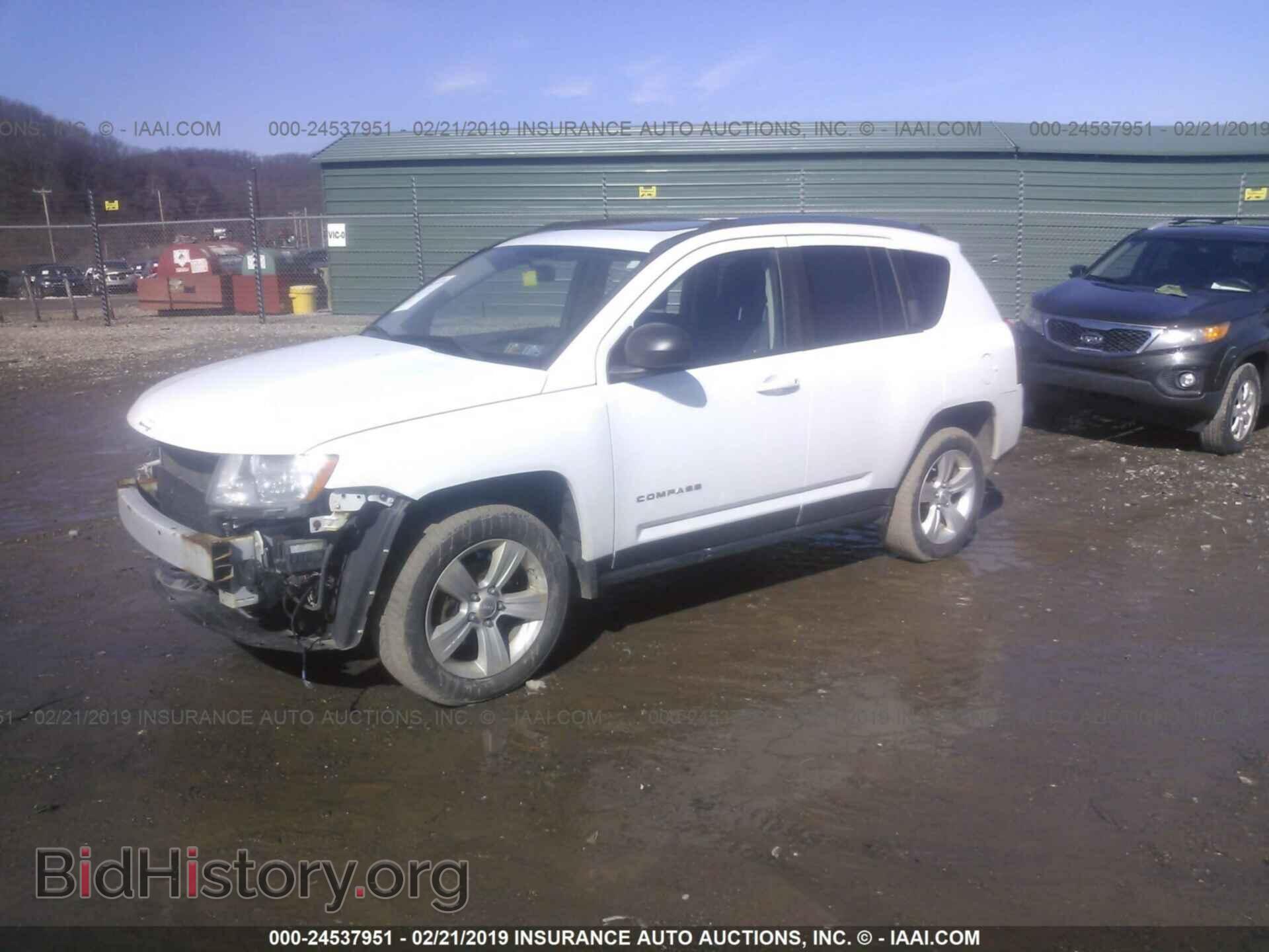 2012 JEEP COMPASS - VIN: 1C4NJDBB0CD564222 - Фото 2
