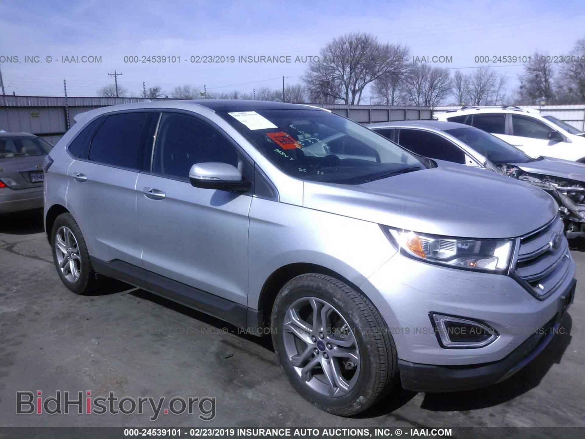 Фотография 2FMTK3K8XFBB22007 - FORD EDGE 2015