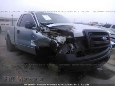 2013 Ford F150 Super Cab, серебристый — VIN 1FTFX1CF3DKF05603, IAAI