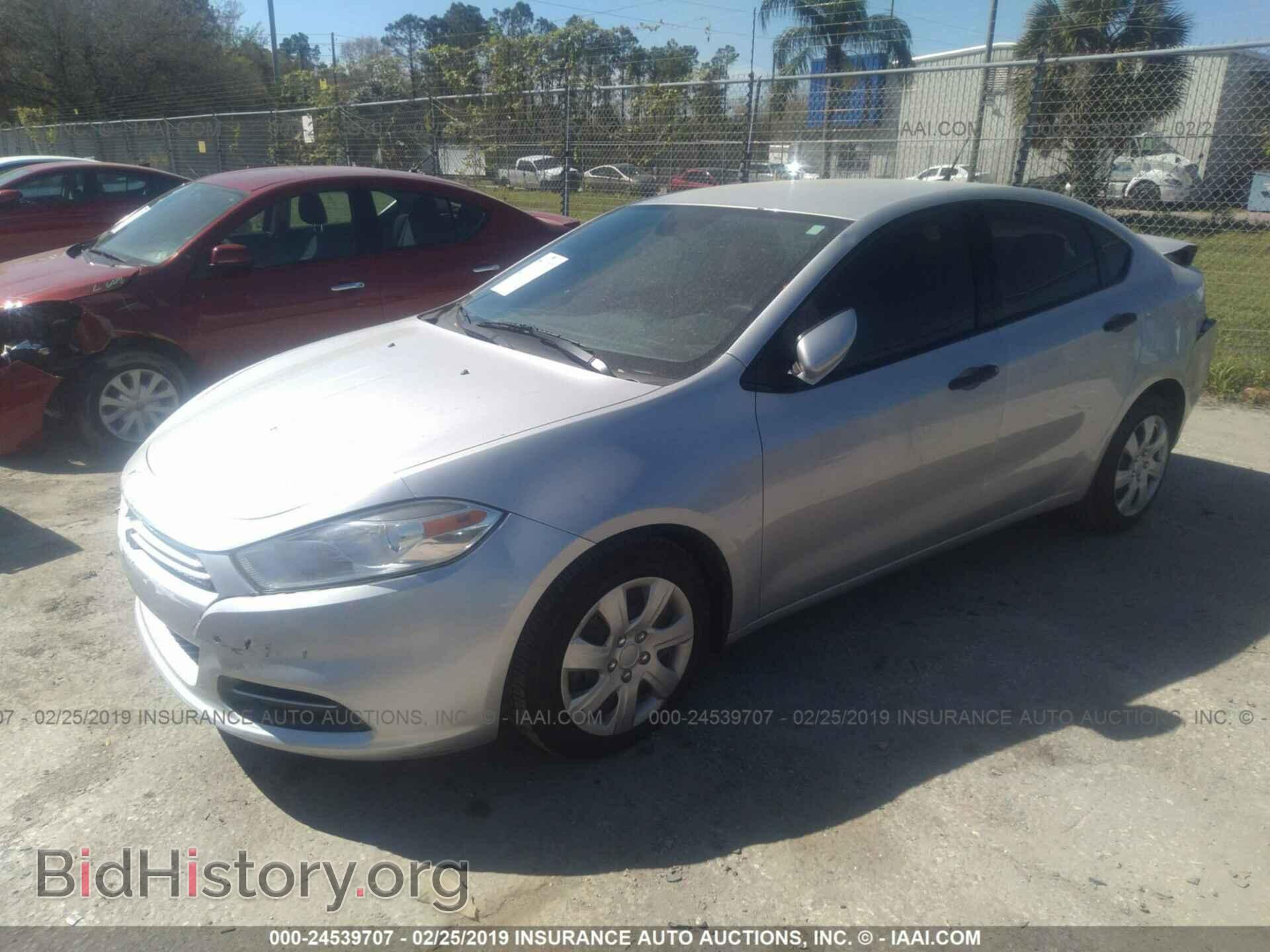 2013 DODGE DART - VIN: 1C3CDFAA7DD198025 - Фото 2