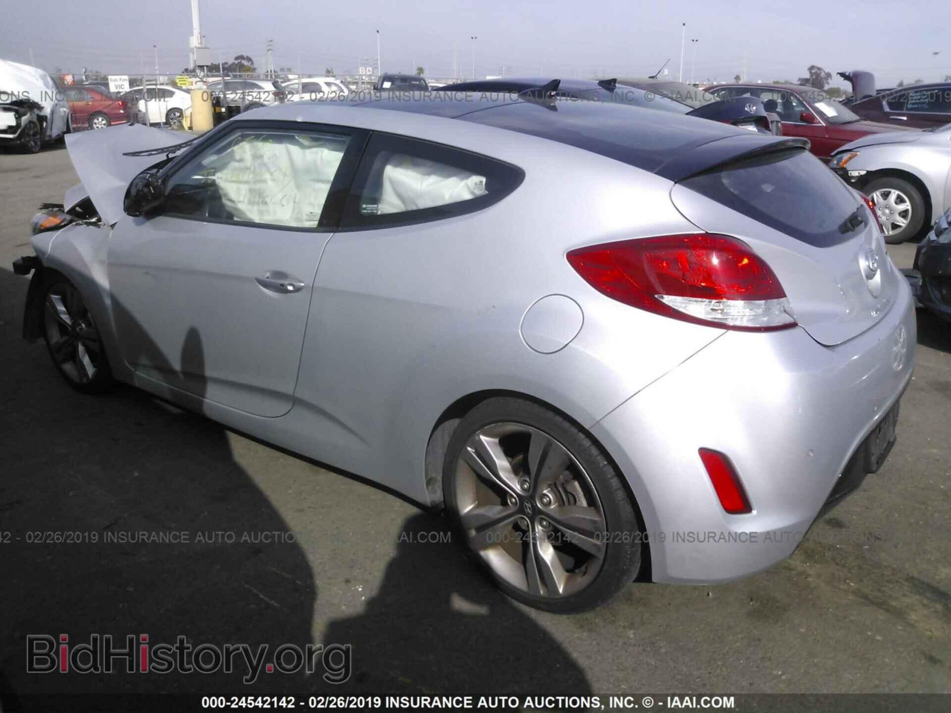 2012 HYUNDAI VELOSTER - VIN: KMHTC6AD9CU076253 - Фото 3