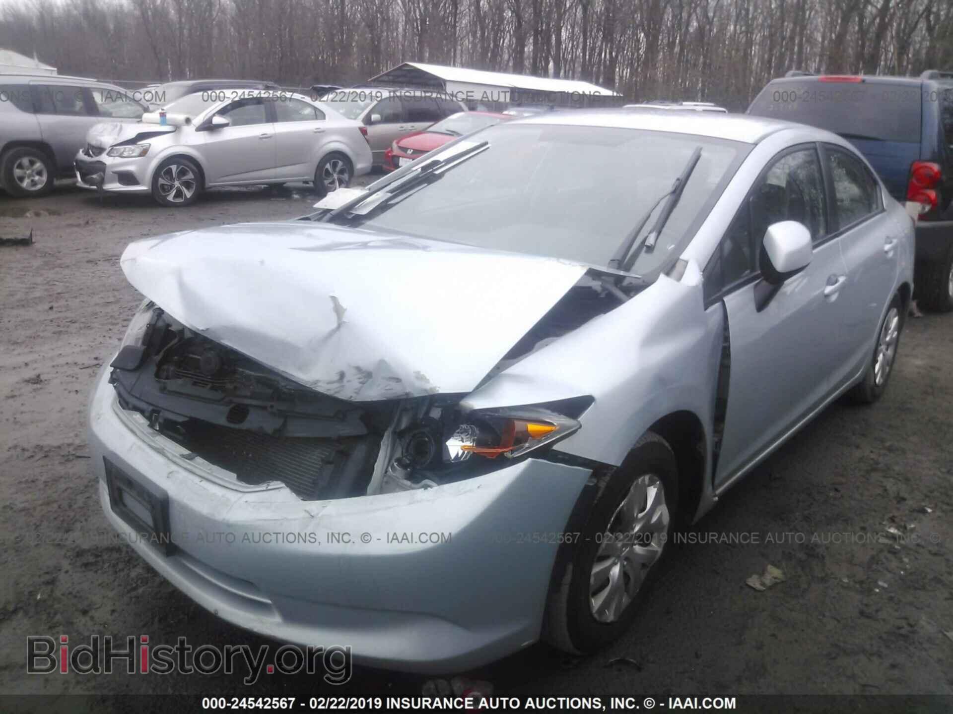 2012 HONDA CIVIC - VIN: 2HGFB2F58CH598245 - Photo 2