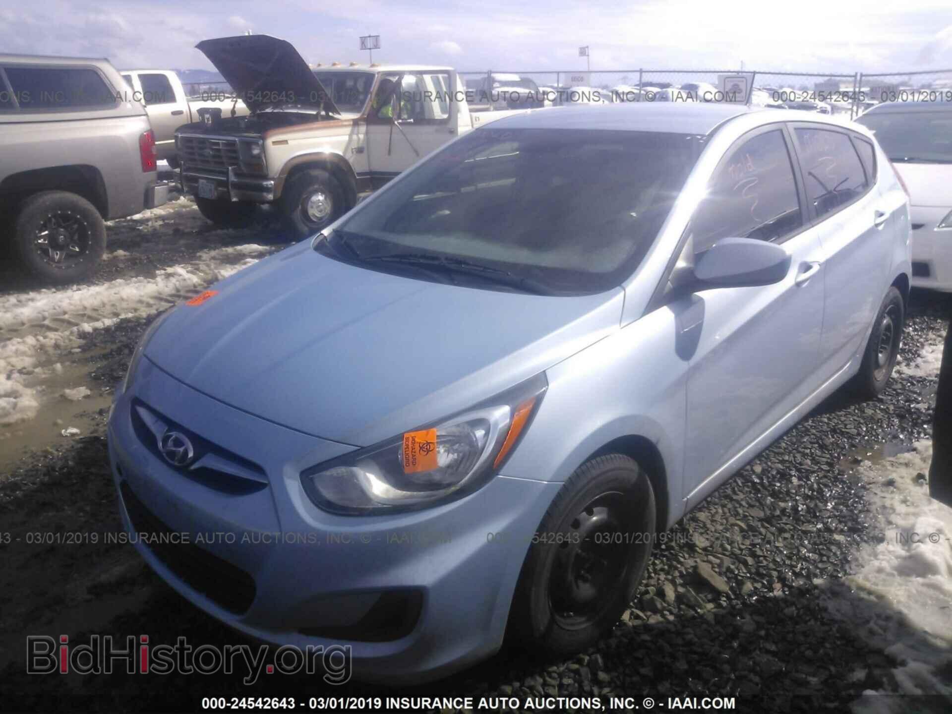 2014 HYUNDAI ACCENT - VIN: KMHCT5AE4EU187170 - Фото 2
