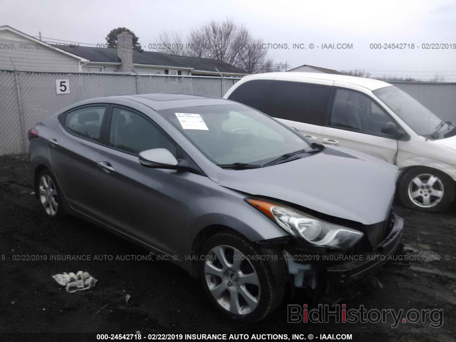 Photo KMHDH4AE2CU443724 - HYUNDAI ELANTRA 2012