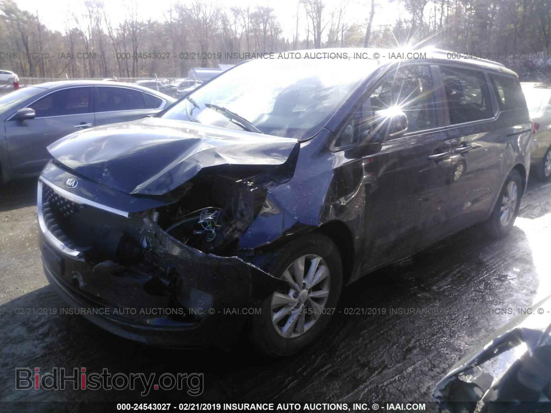 2015 KIA SEDONA - VIN: KNDMB5C19F6036742 - Фото 2