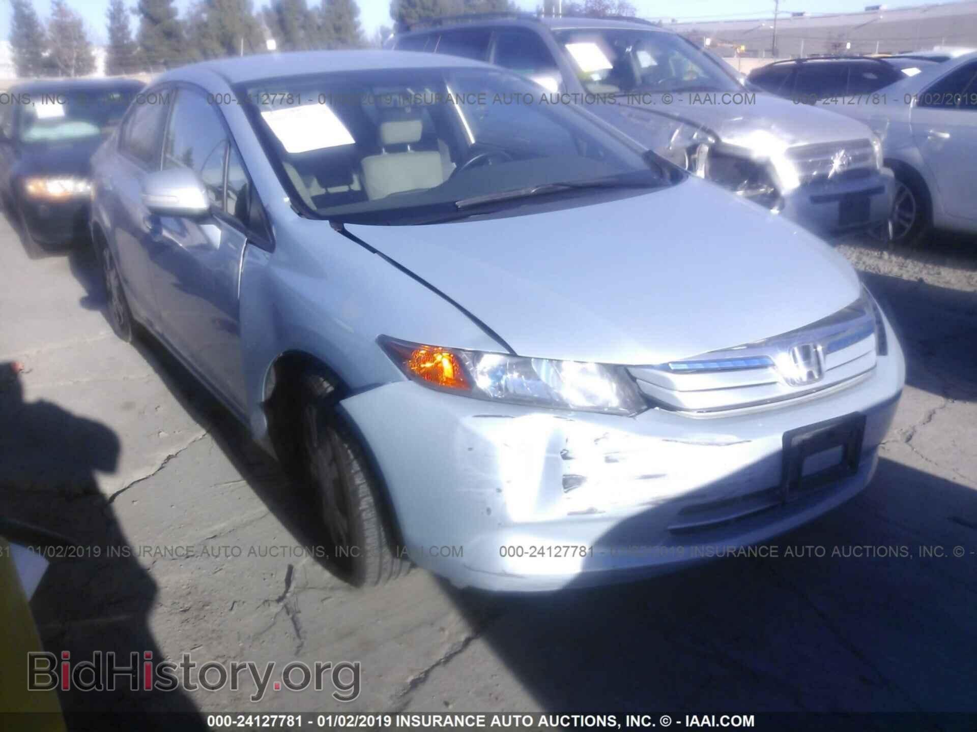 Photo JHMFB4F24CS010445 - HONDA CIVIC 2012