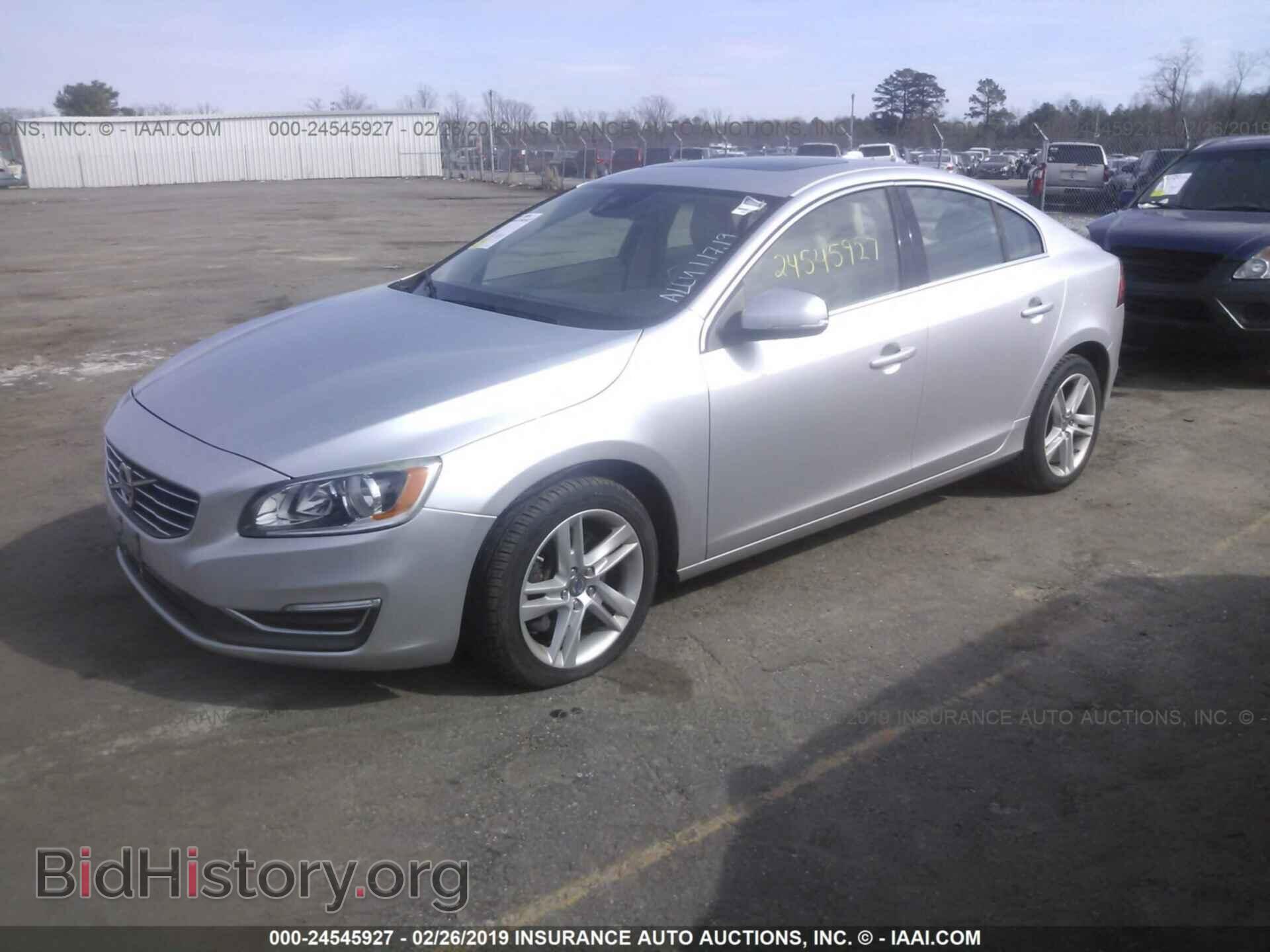 2014 VOLVO S60 - VIN: YV1612FS2E2277394 - Фото 2