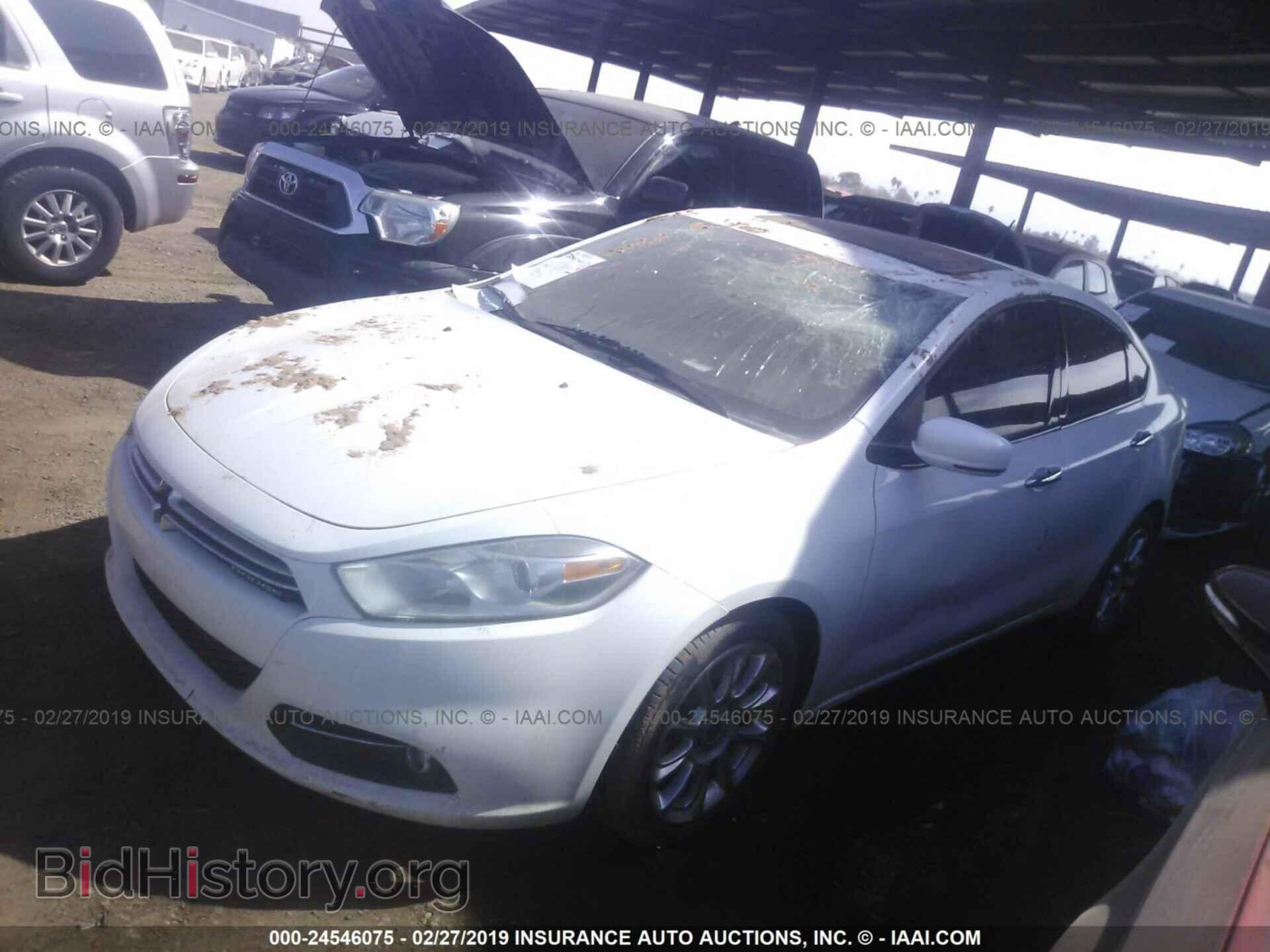 2014 DODGE DART - VIN: 1C3CDFCBXED825419 - Фото 2