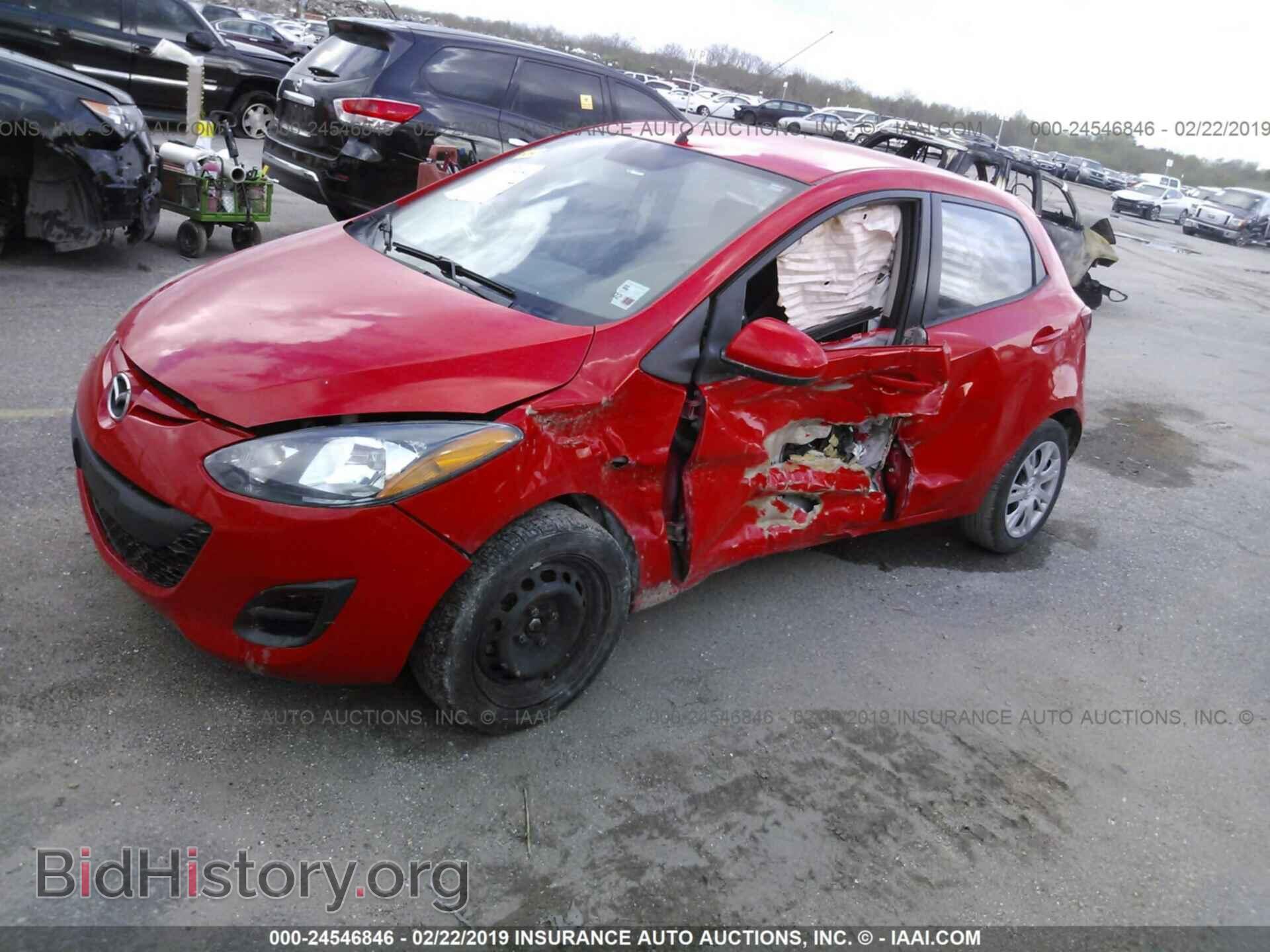 2012 MAZDA MAZDA2 - VIN: JM1DE1KY1C0134466 - Photo 2