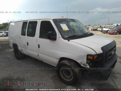 2008 Ford ECONOLINE E250 Van, белый — VIN 1FTNE24W28DB27242, IAAI