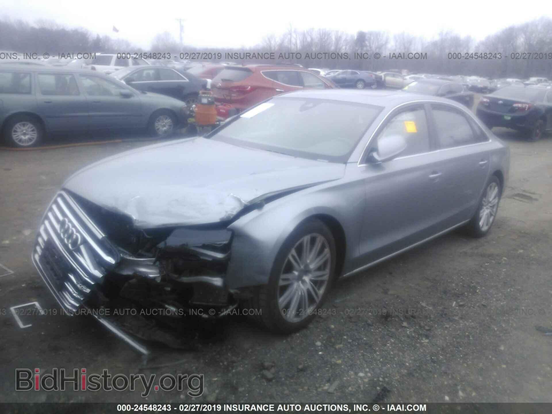 2013 AUDI A8 - VIN: WAUR2AFD9DN010940 - Фото 2