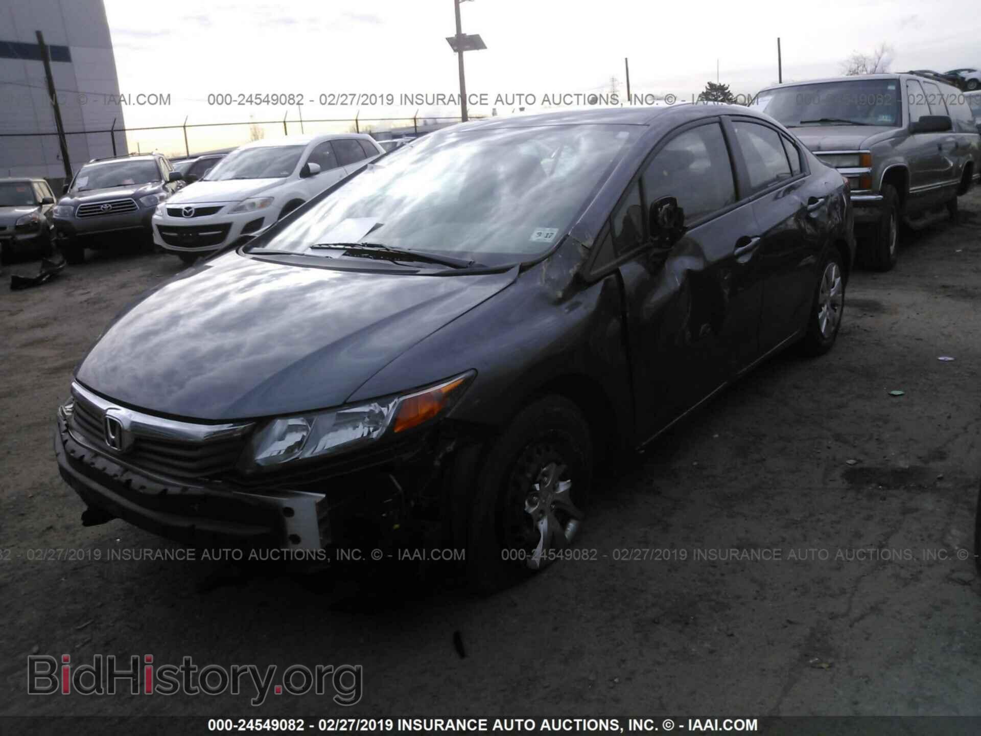 2012 HONDA CIVIC - VIN: 19XFB2F55CE314483 - Фото 2