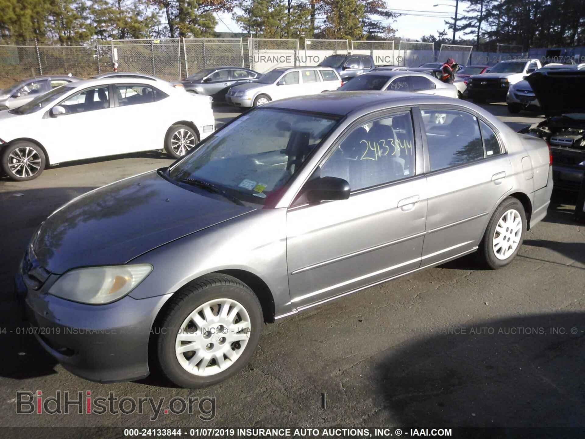 2005 HONDA CIVIC - VIN: 2HGES16525H634195 - Фото 2
